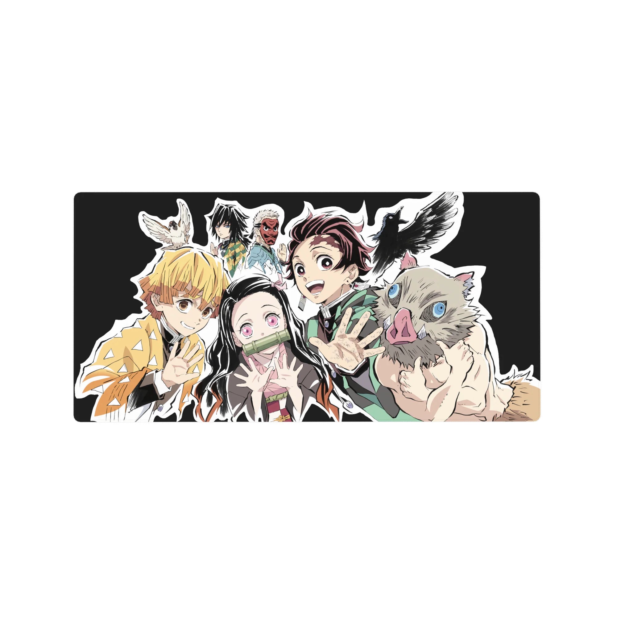 Demon Slayer Deskmat | Mousepad | Deskpad - Squad United - AniChan