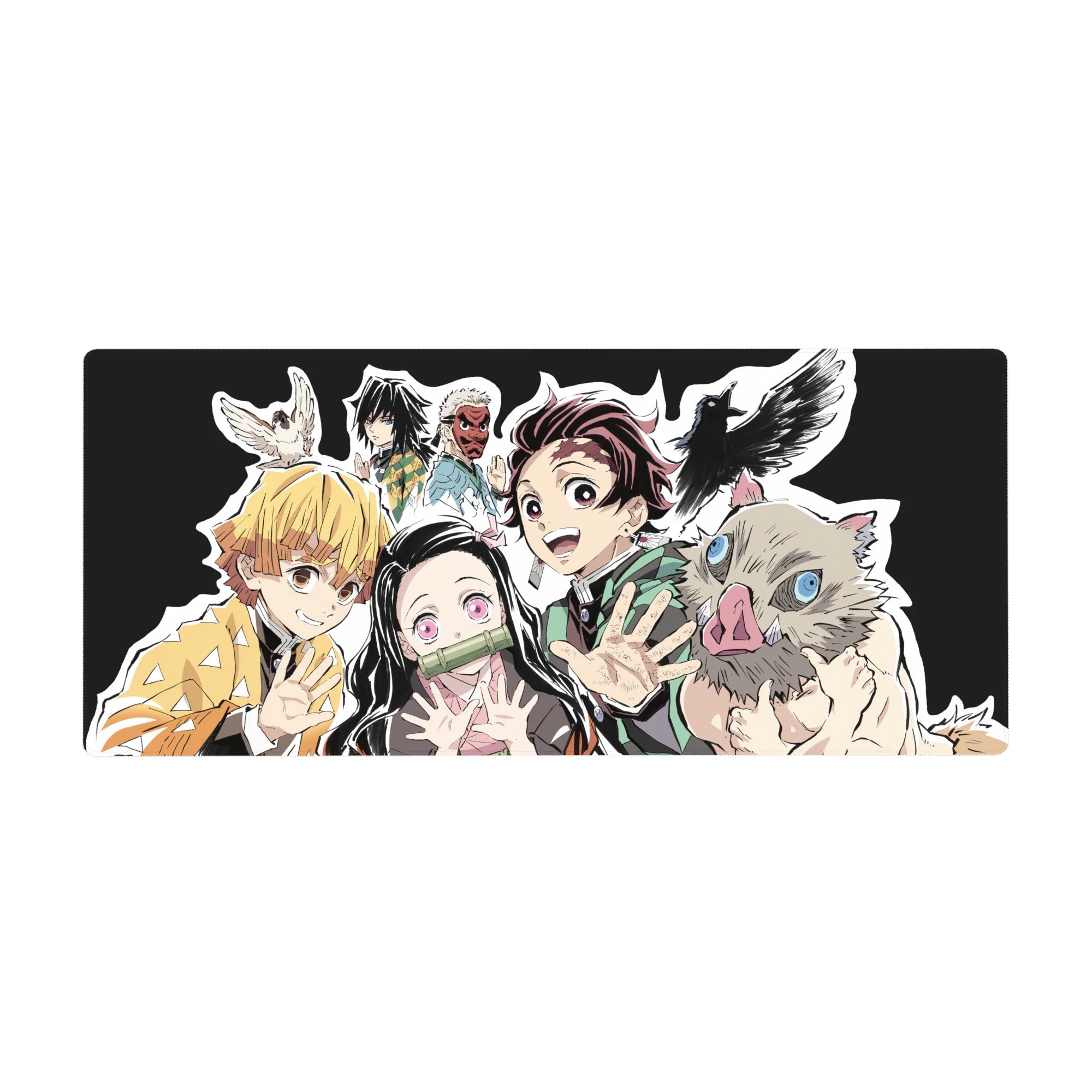 Demon Slayer Deskmat | Mousepad | Deskpad - Squad United - AniChan