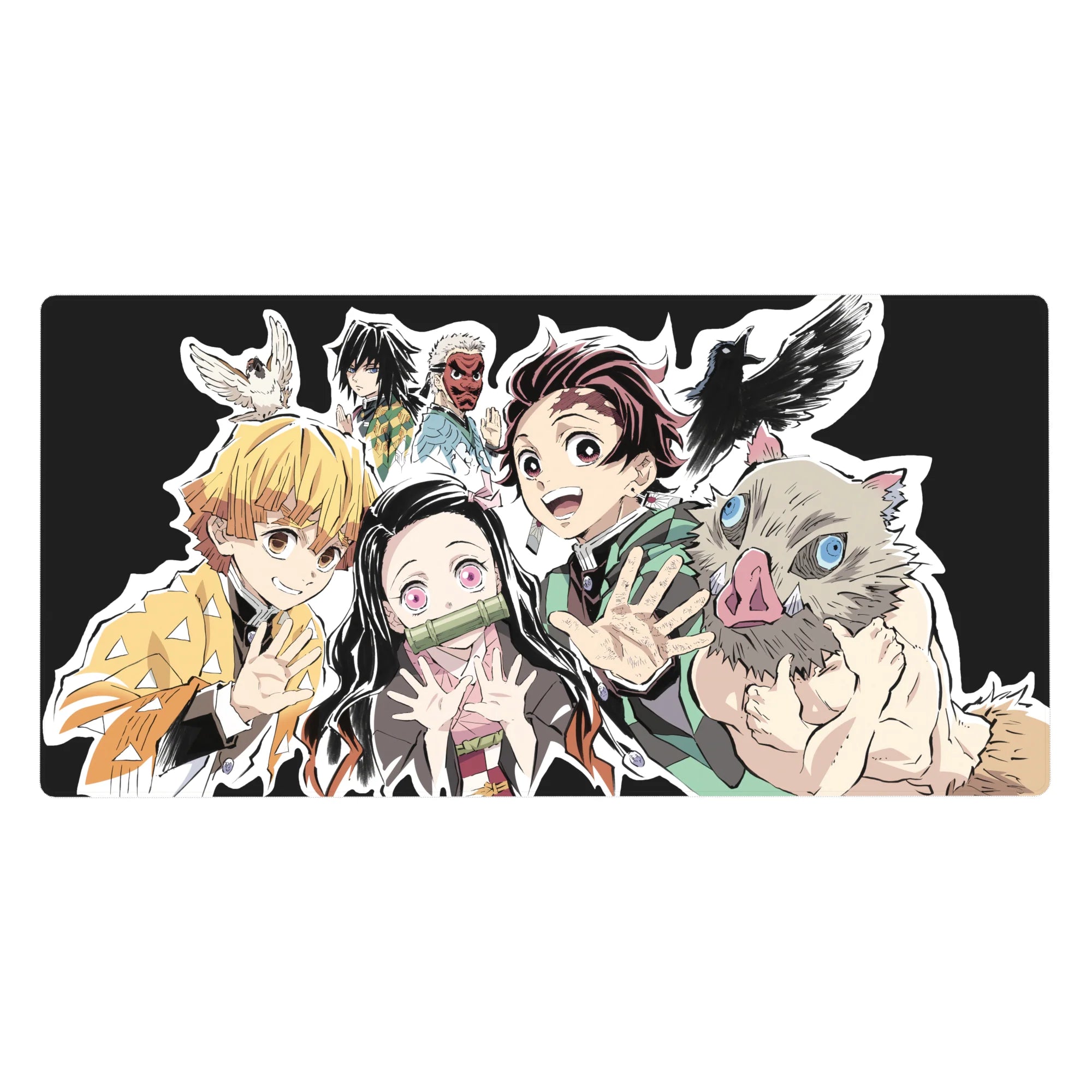 Demon Slayer Deskmat | Mousepad | Deskpad - Squad United - AniChan