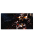 32x16 inches anime mouse pad featuring RX-78-2 Gundam in crisp white armor with V-fin and cannon.