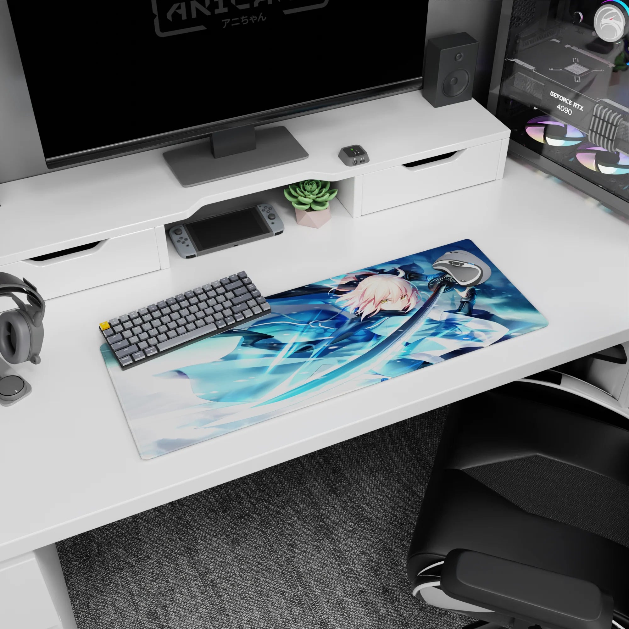 Fate Grand Order Deskmat | Mousepad | Deskpad - Blades of Wind - AniChan