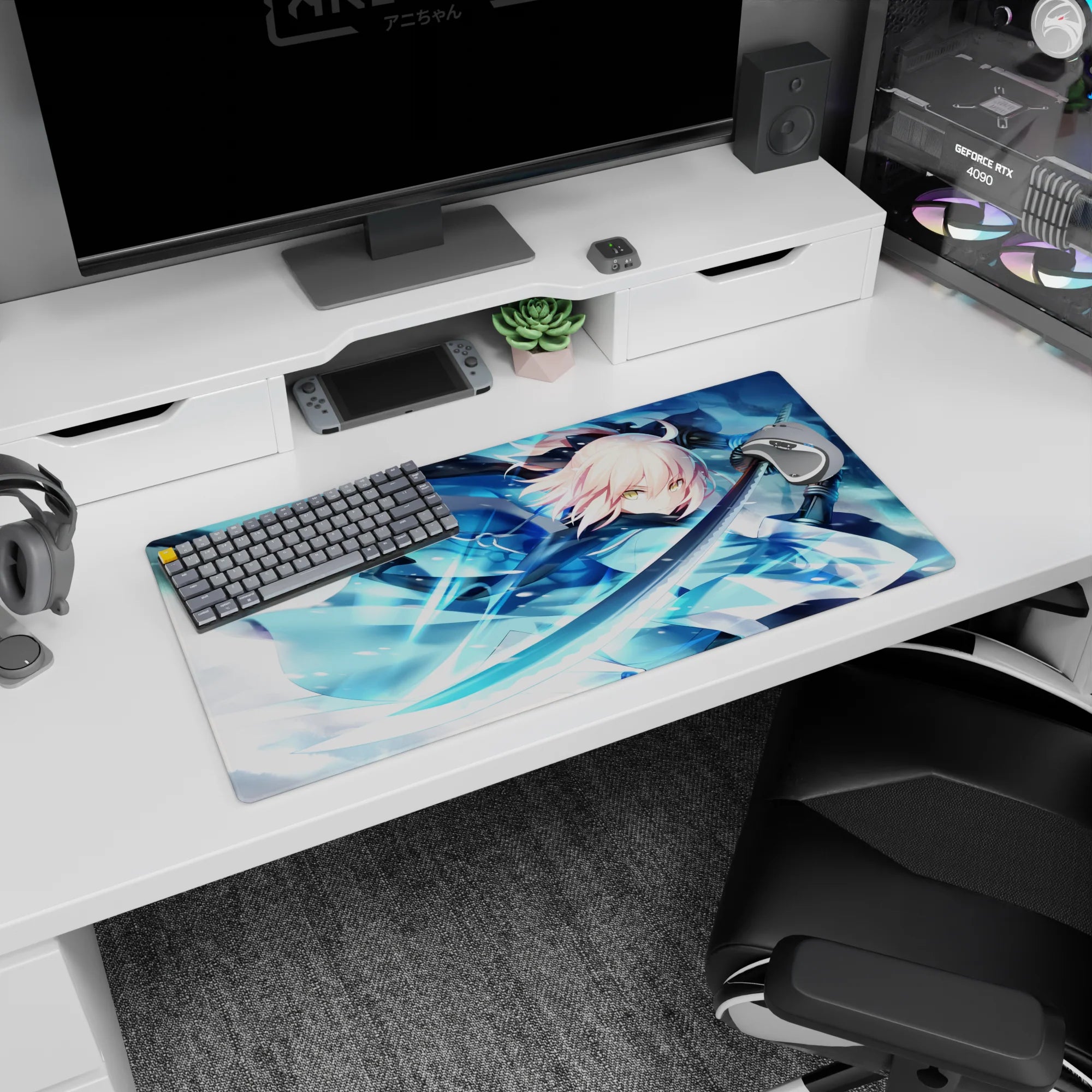 Fate Grand Order Deskmat | Mousepad | Deskpad - Blades of Wind - AniChan