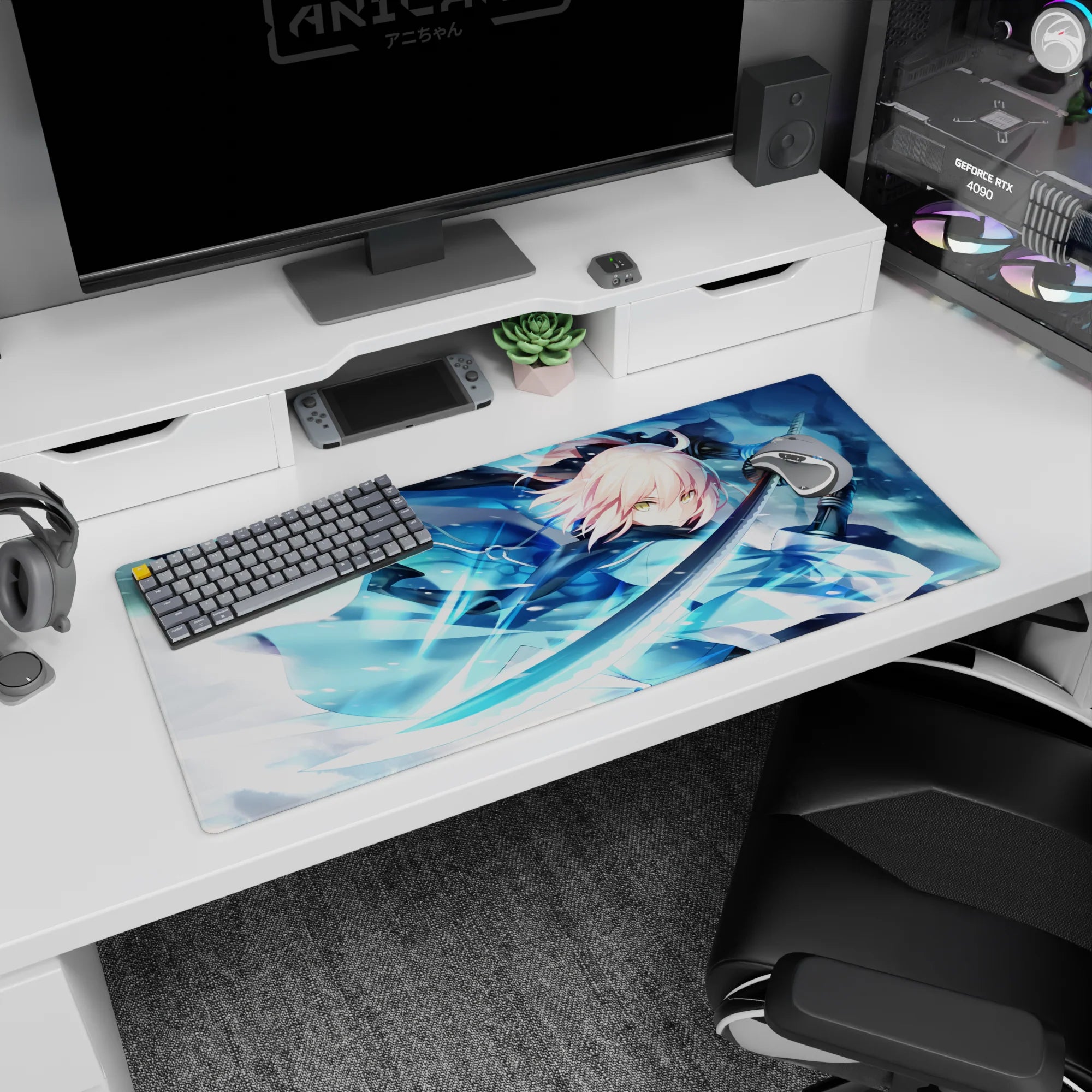 Fate Grand Order Deskmat | Mousepad | Deskpad - Blades of Wind - AniChan