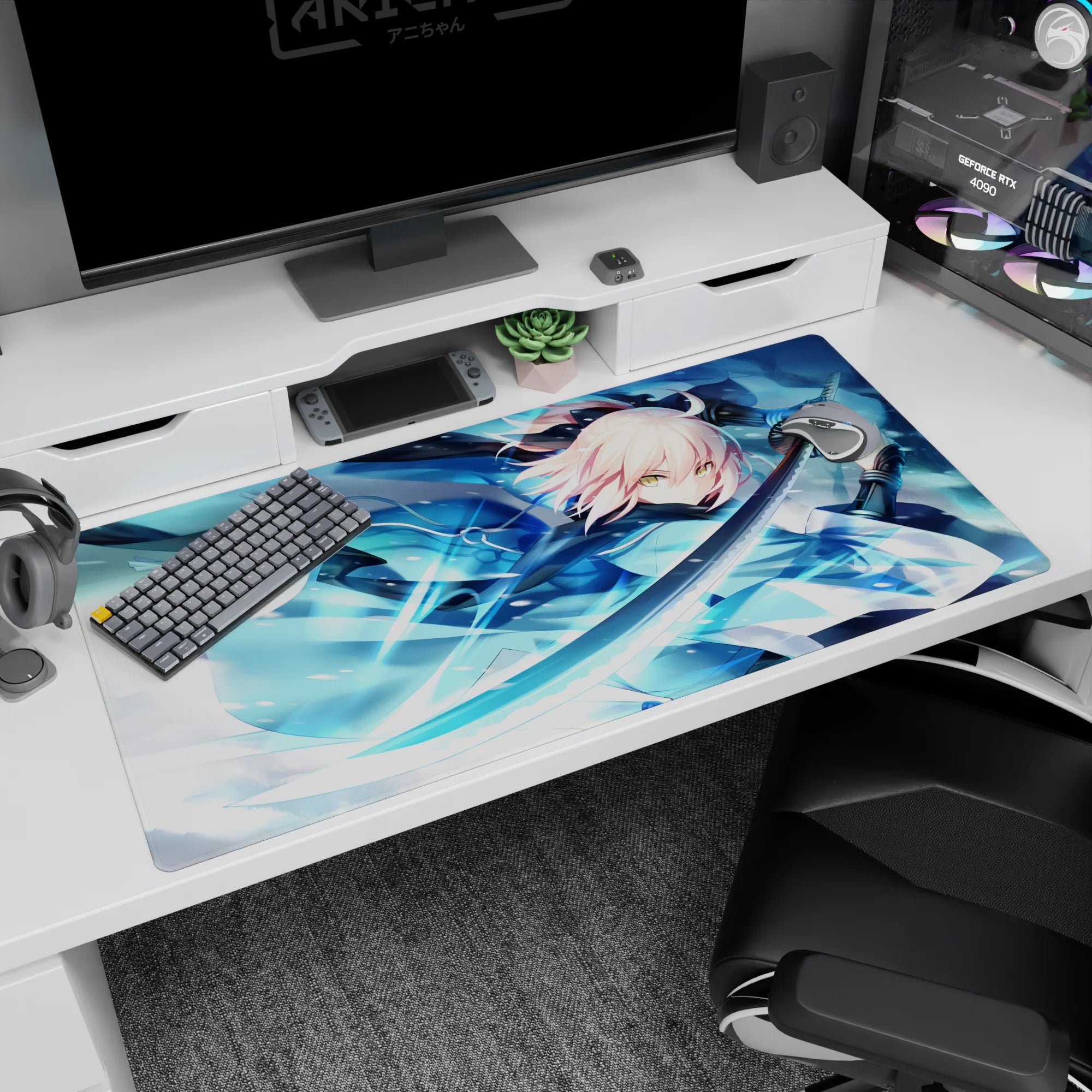 Fate Grand Order Deskmat | Mousepad | Deskpad - Blades of Wind - AniChan