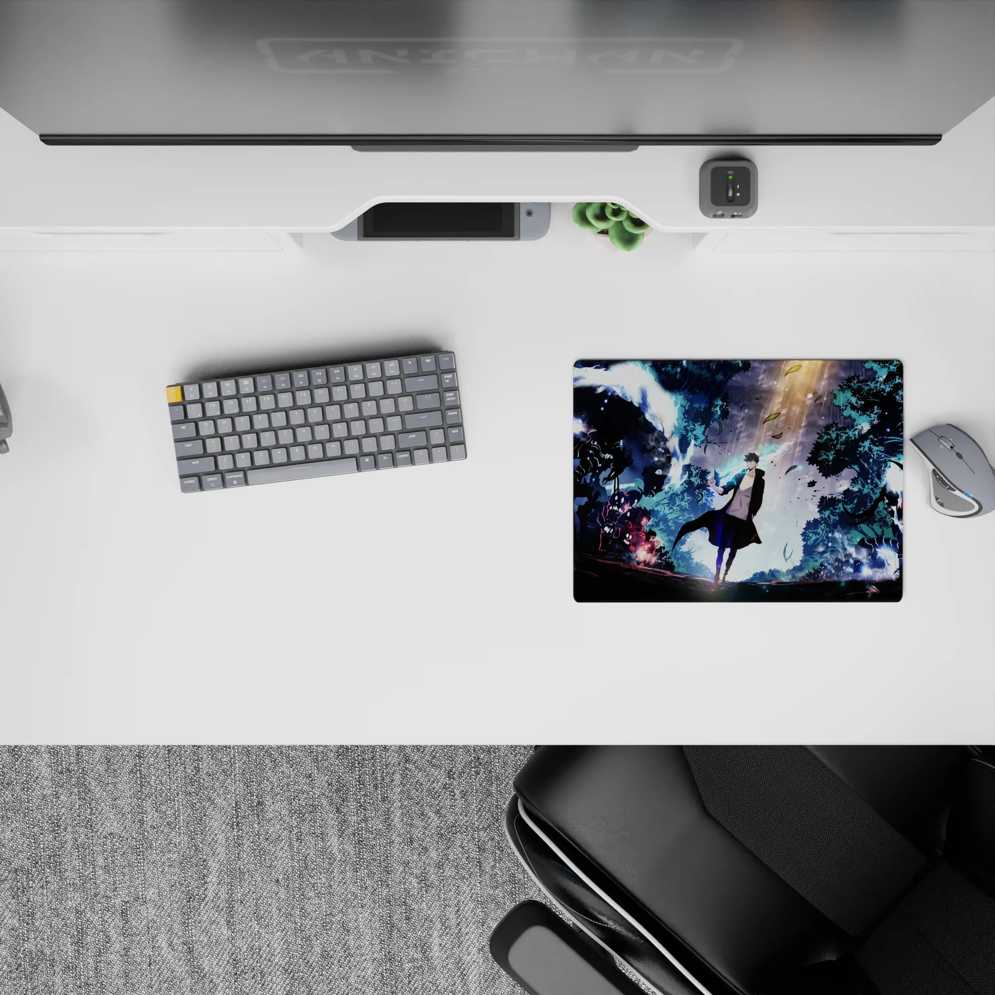 Solo Leveling Deskmat | Mousepad | Deskpad - Shadowed Light