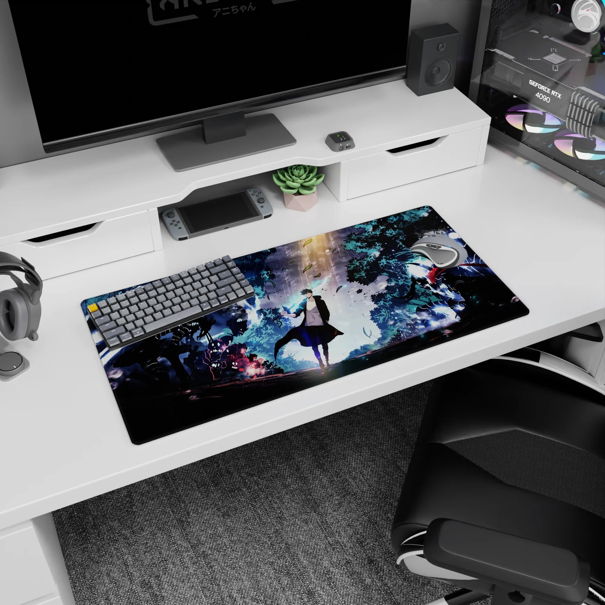 Solo Leveling Deskmat | Mousepad | Deskpad - Shadowed Light