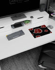 Naruto Akatsuki-inspired classic 14x10 inches mouse pad with marching red cloud banners.