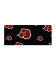 Naruto Akatsuki cloud pattern anime mouse pad, extended desk mat 28x12 inches.