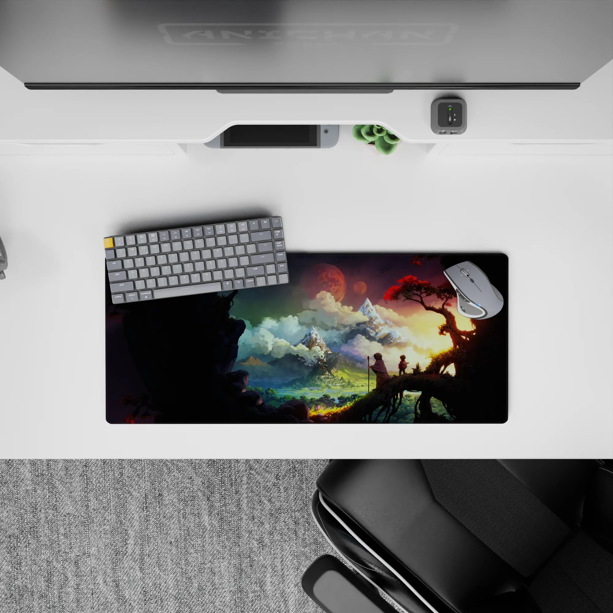 Fantasy Landscapes Deskmat | Mousepad | Deskpad - Journey Beyond