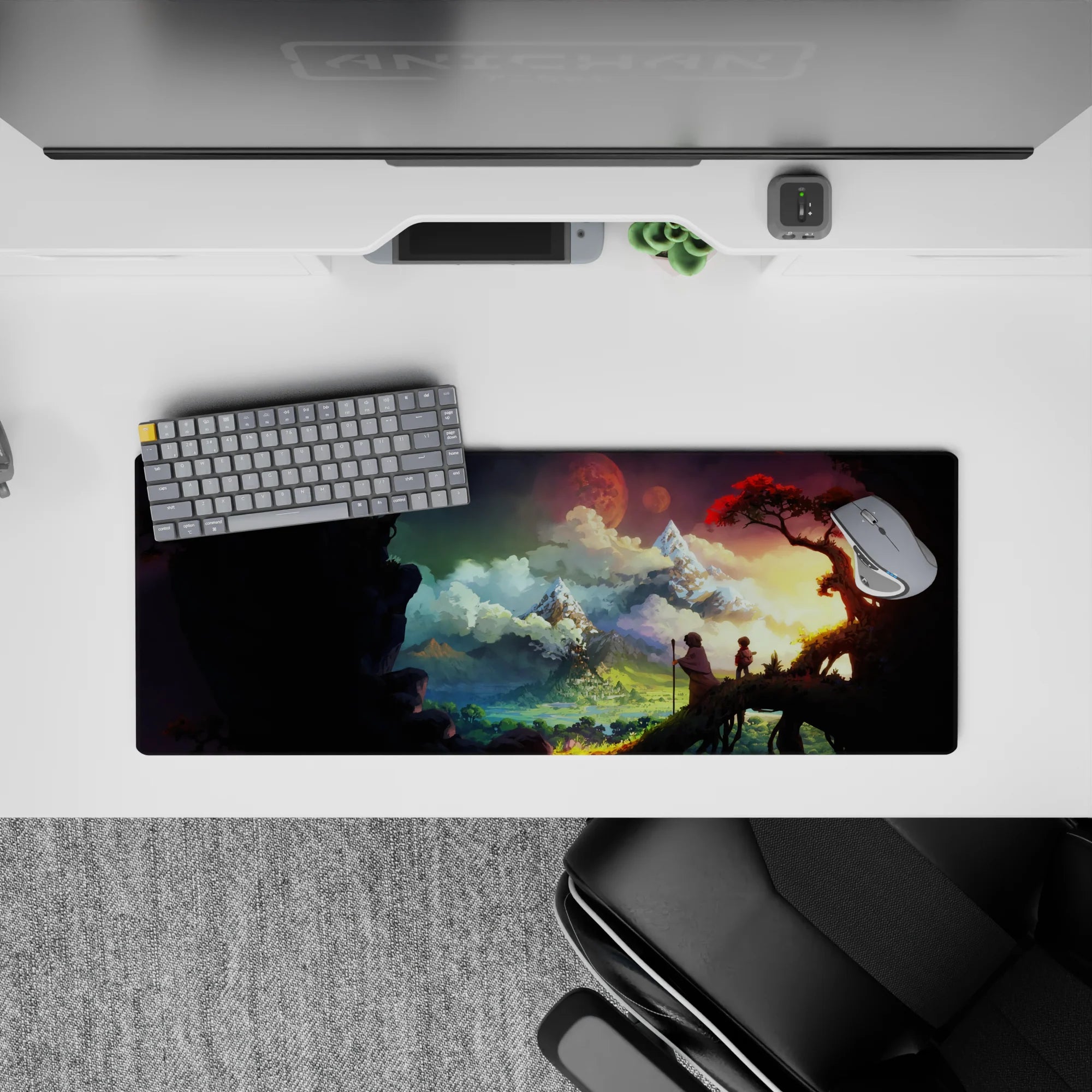 Fantasy Landscapes Deskmat | Mousepad | Deskpad - Journey Beyond