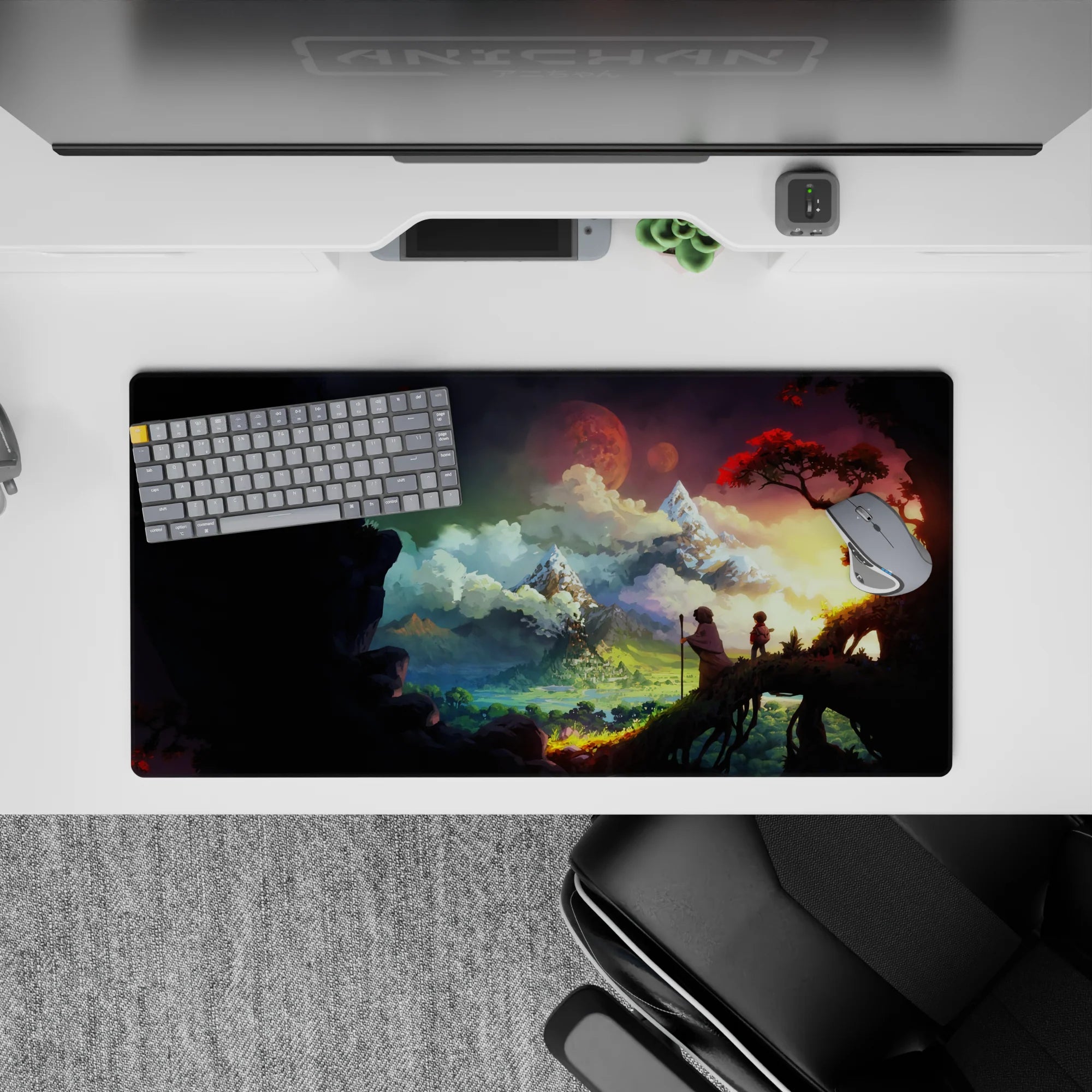 Fantasy Landscapes Deskmat | Mousepad | Deskpad - Journey Beyond