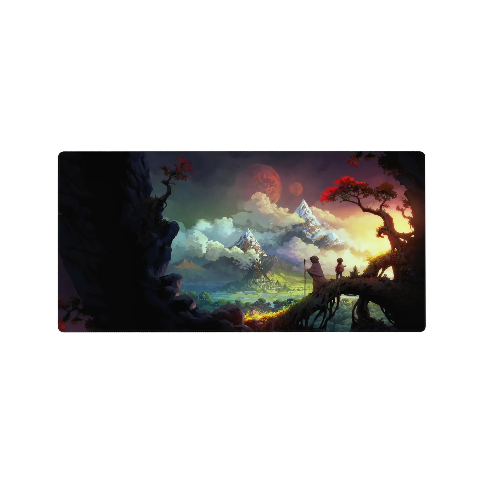 Fantasy Landscapes Deskmat | Mousepad | Deskpad - Journey Beyond