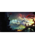 Fantasy Landscapes Deskmat | Mousepad | Deskpad - Journey Beyond