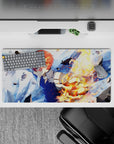 My Hero Academia - Anime Mouse Pad and Desk Pad - Half-Cold, Half-Hot Burst - AniChan