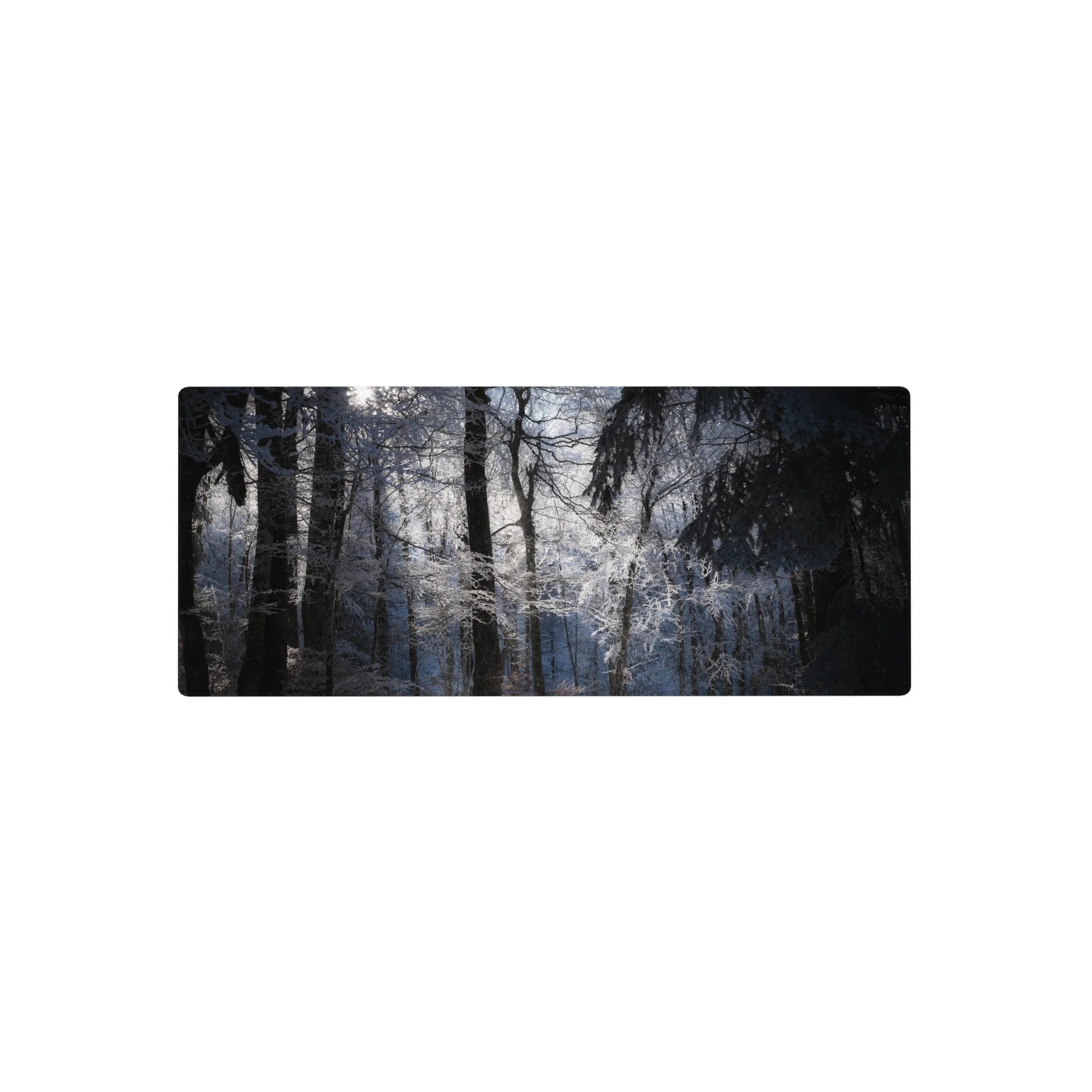 Nature Landscapes Deskmat | Mousepad | Deskpad - Frosted Tranquility