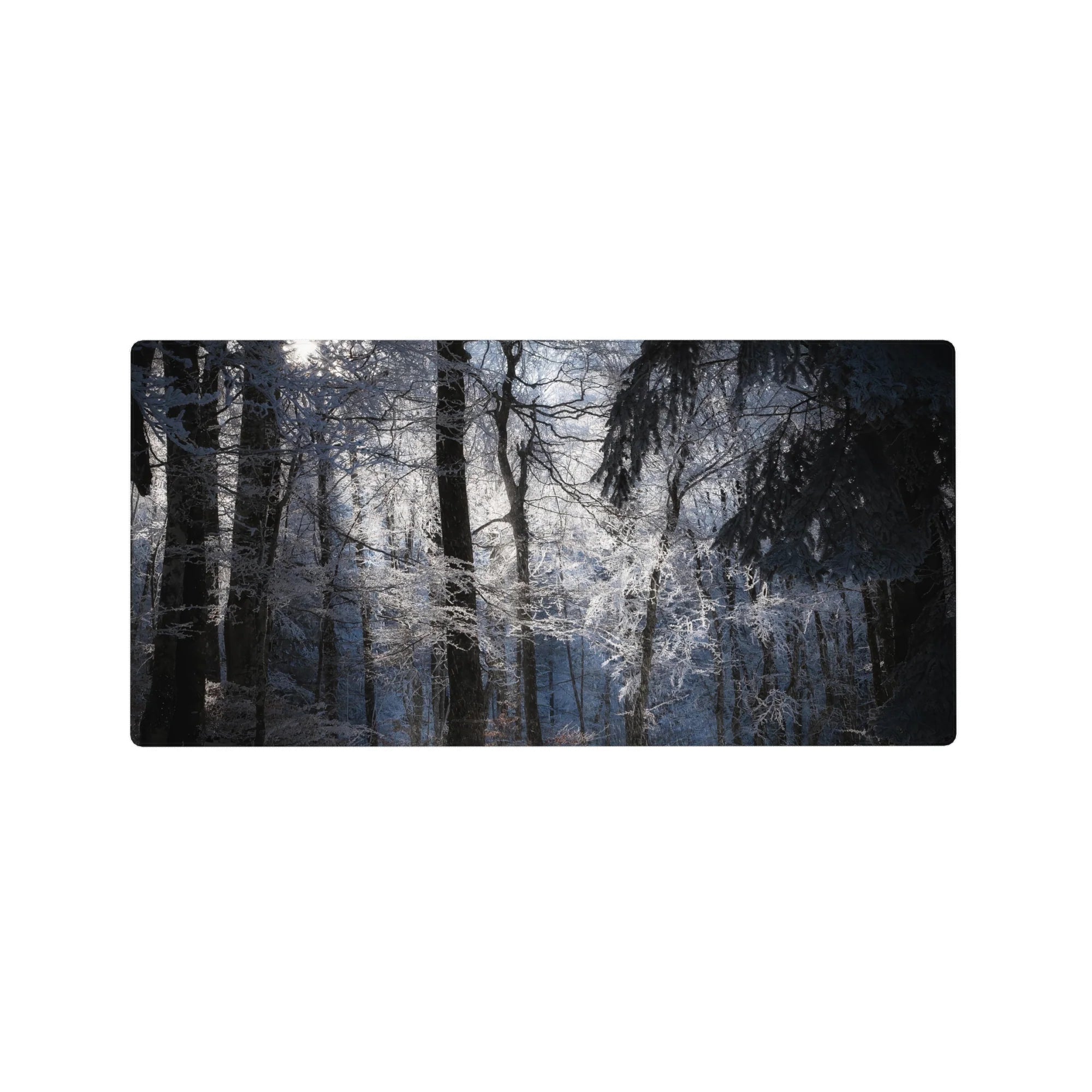 Nature Landscapes Deskmat | Mousepad | Deskpad - Frosted Tranquility