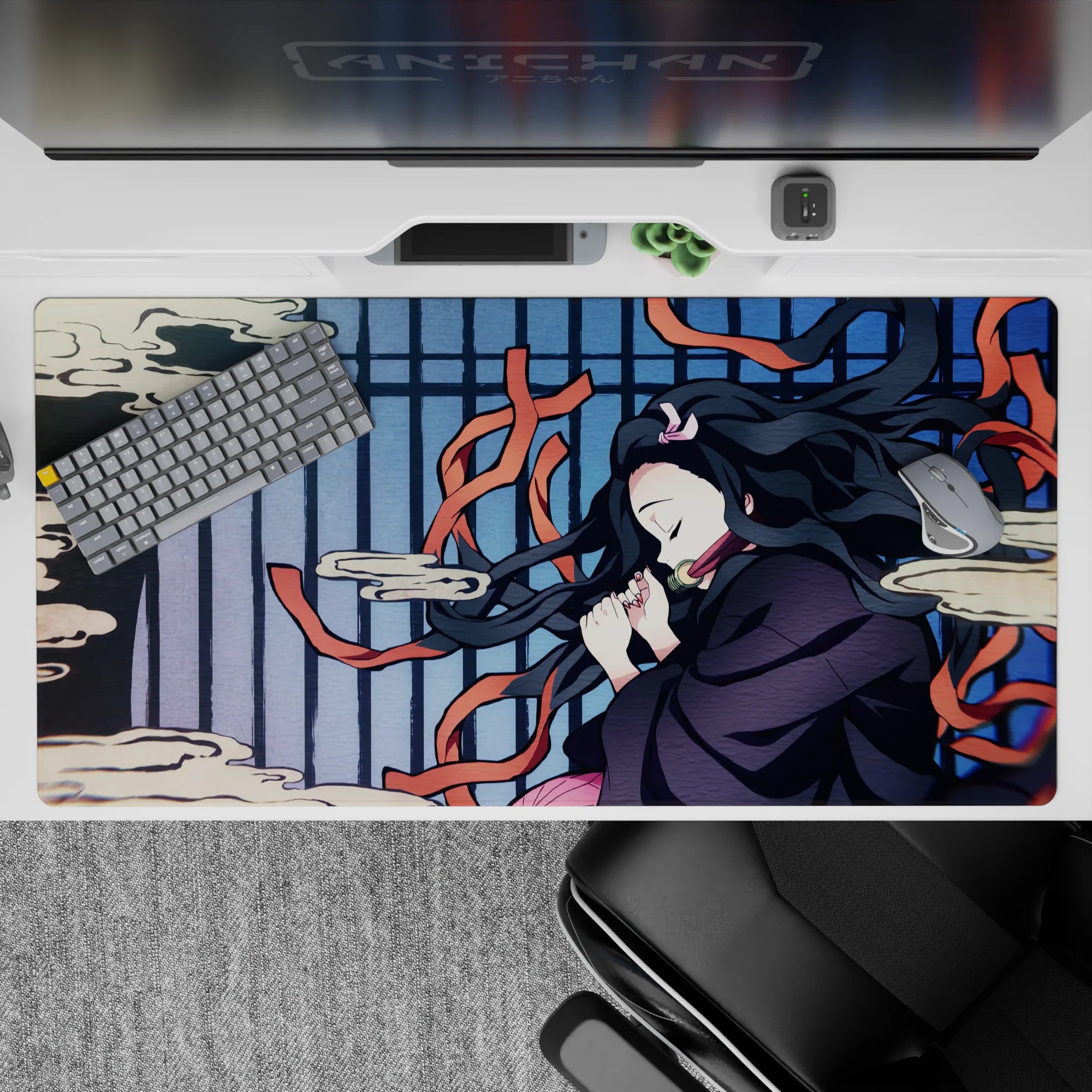 Demon Slayer Deskmat | Mousepad | Deskpad - Dreaming Nezuko - AniChan