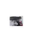 Classic anime girl mouse pad 14x10 inches with raven-haired heroine in dynamic fantasy pose.