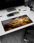 Nature Landscapes Deskmat | Mousepad | Deskpad - Golden Horizon