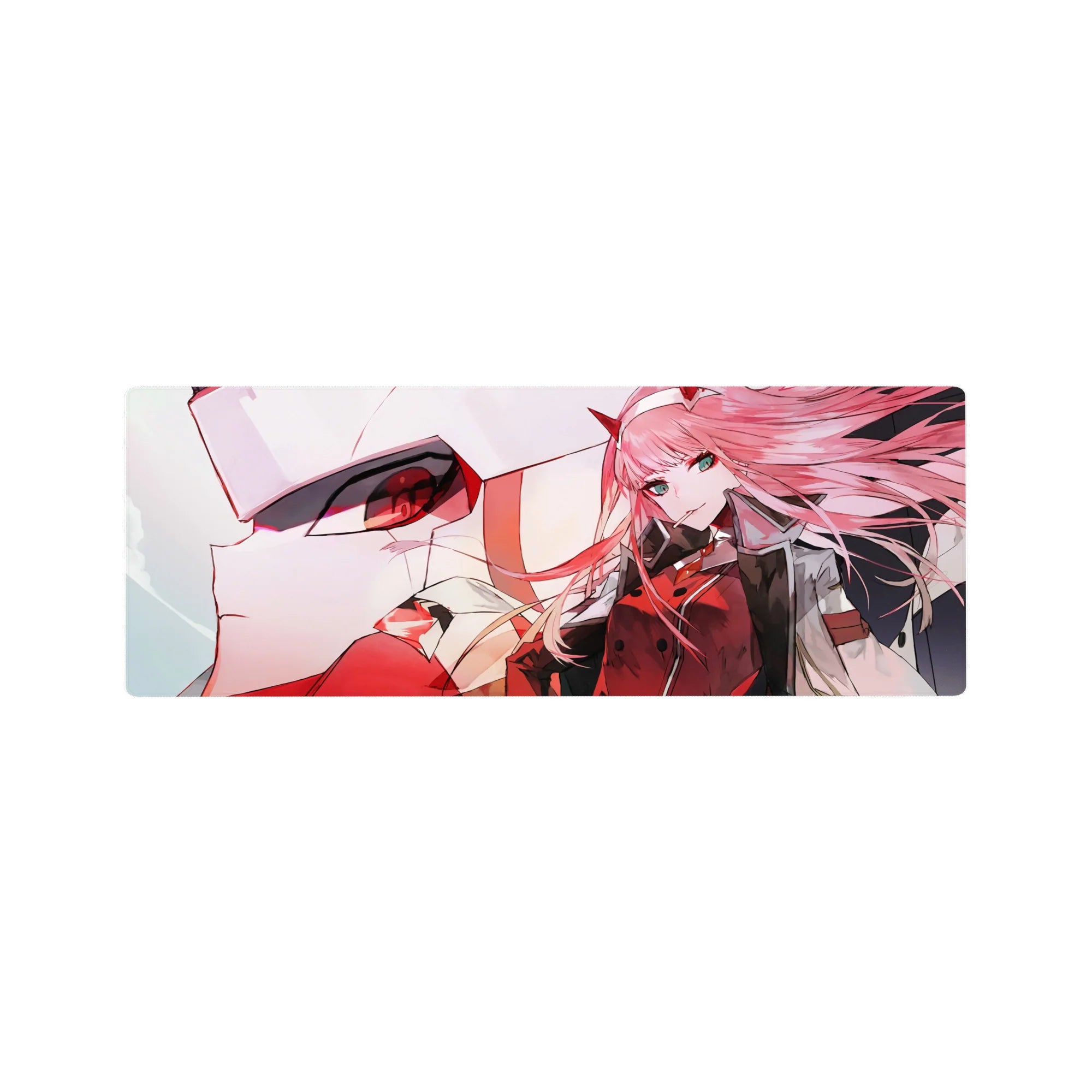 Darling In The Franxx Deskmat | Mousepad | Deskpad - Zero Two Fierce Unity - AniChan