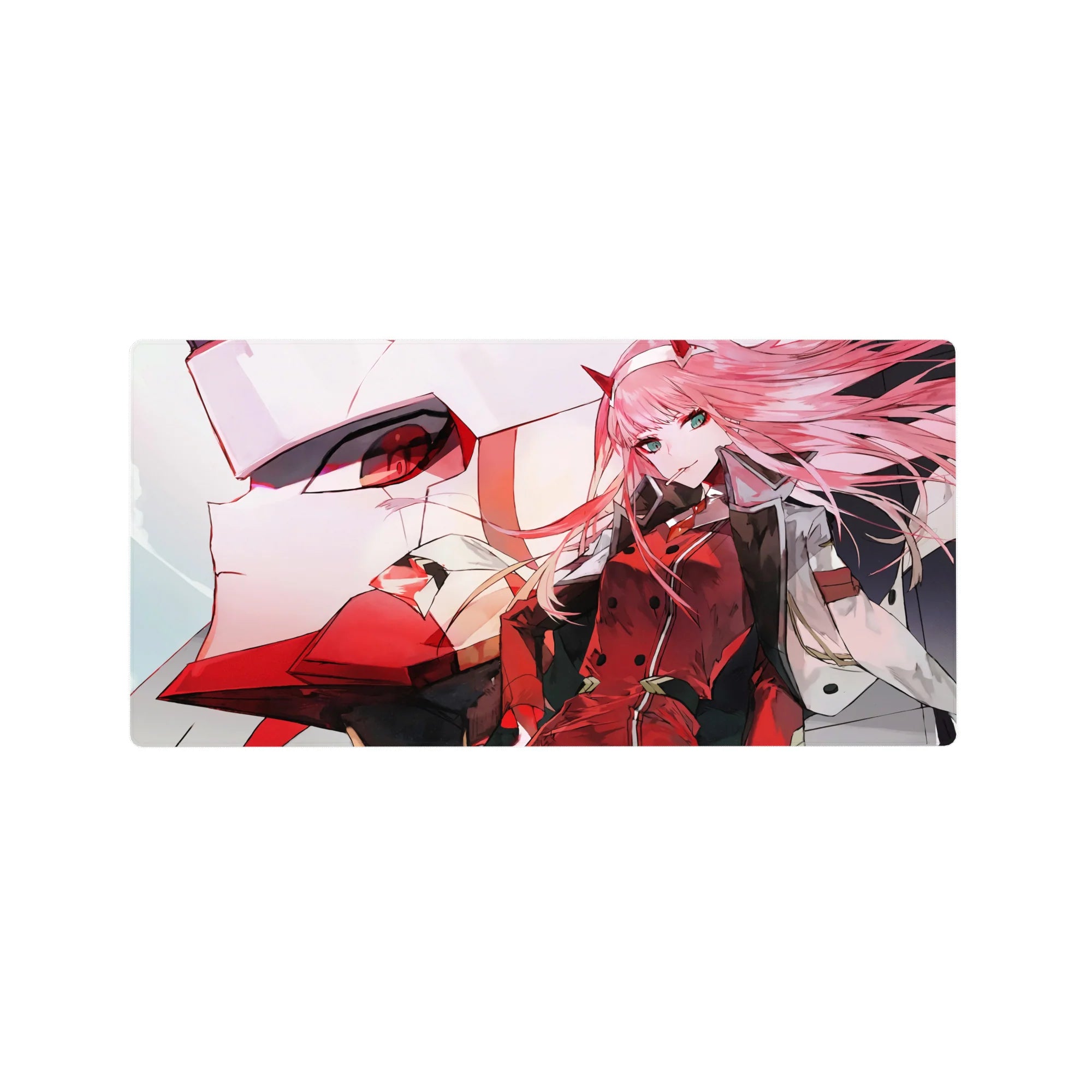 Darling In The Franxx Deskmat | Mousepad | Deskpad - Zero Two Fierce Unity - AniChan