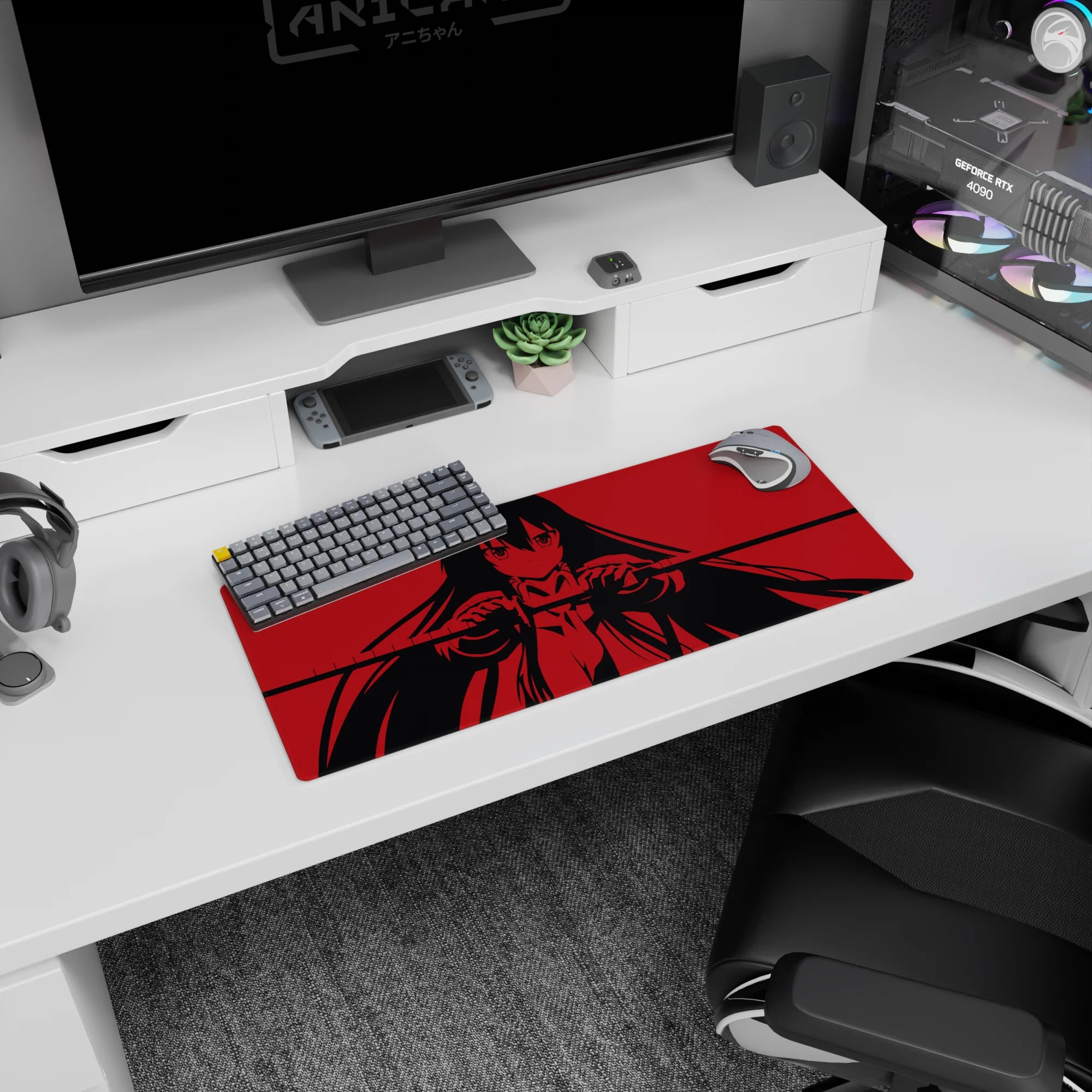 Akame ga Kill - Anime Mouse Pad and Desk Pad - Crimson Shadow