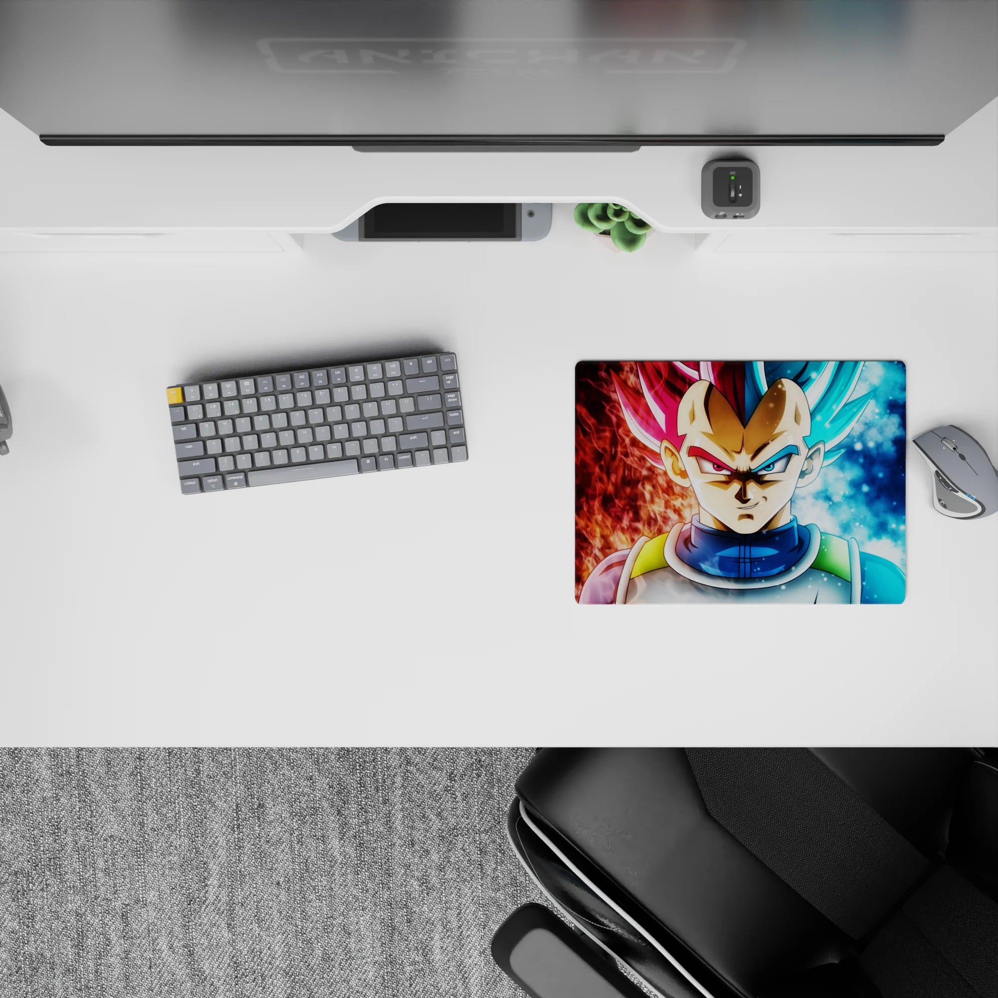 Dragon Ball Deskmat | Mousepad | Deskpad - Dual Power Vegeta - AniChan