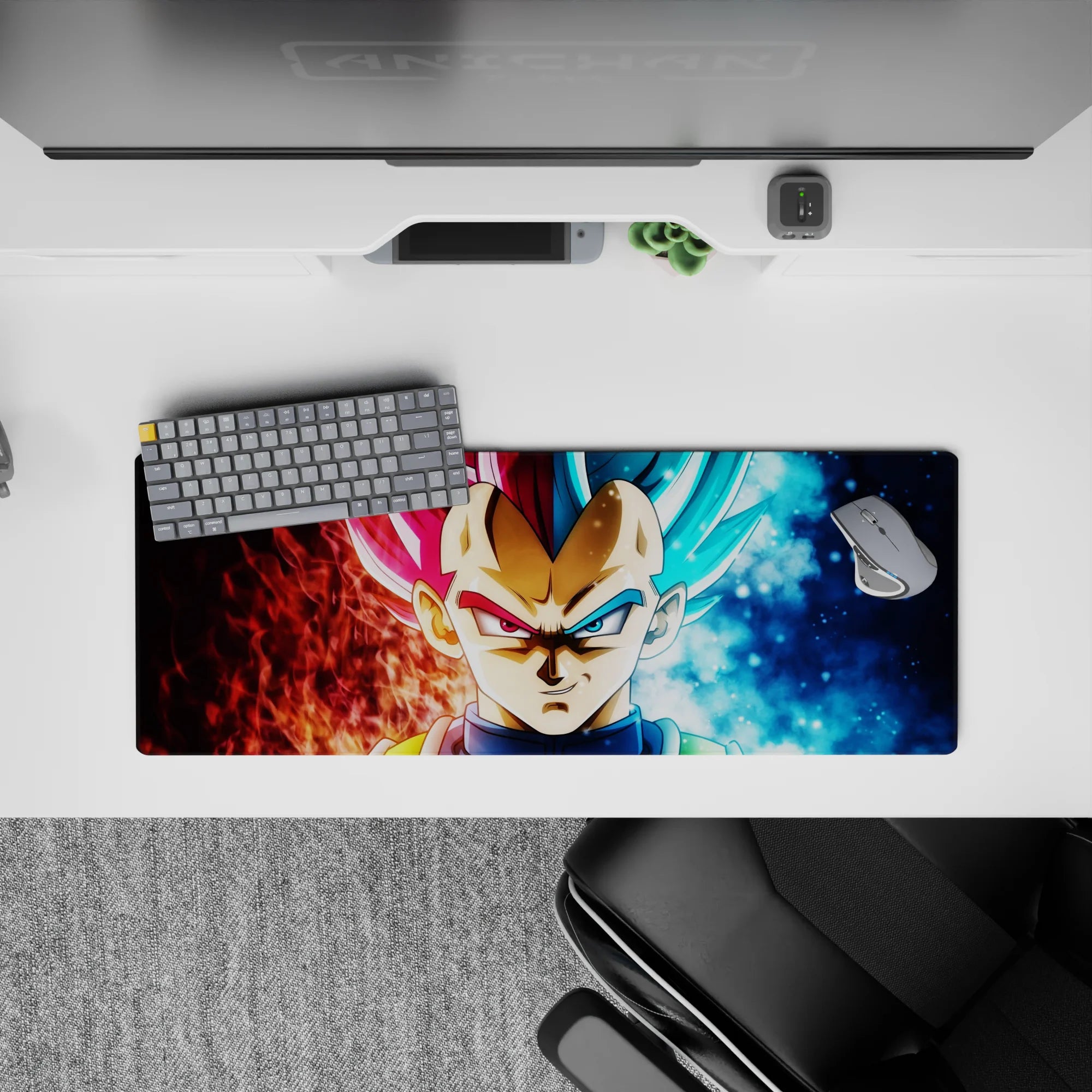 Dragon Ball Deskmat | Mousepad | Deskpad - Dual Power Vegeta - AniChan