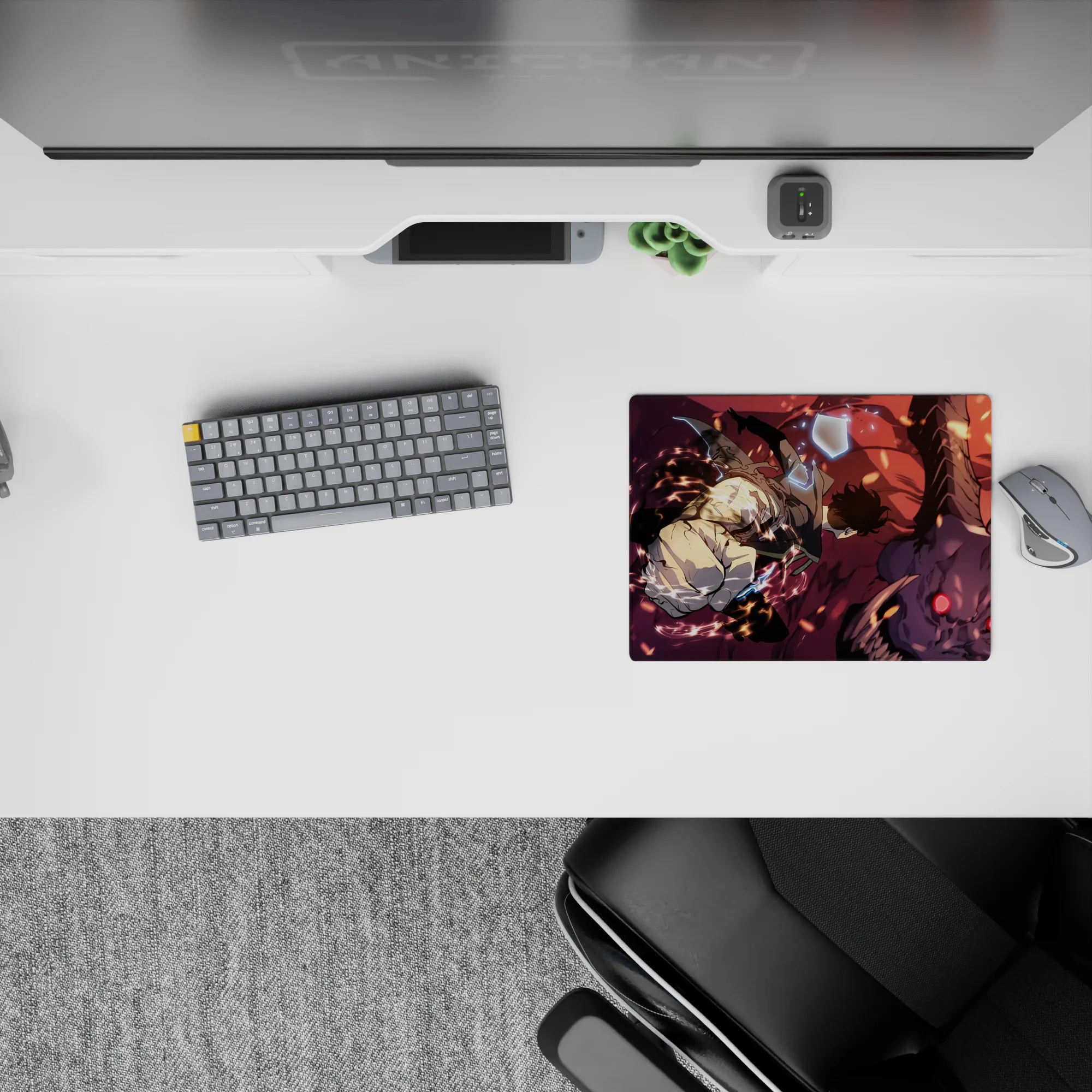 Solo Leveling Deskmat | Mousepad | Deskpad - Demon&#39;s Final Strike