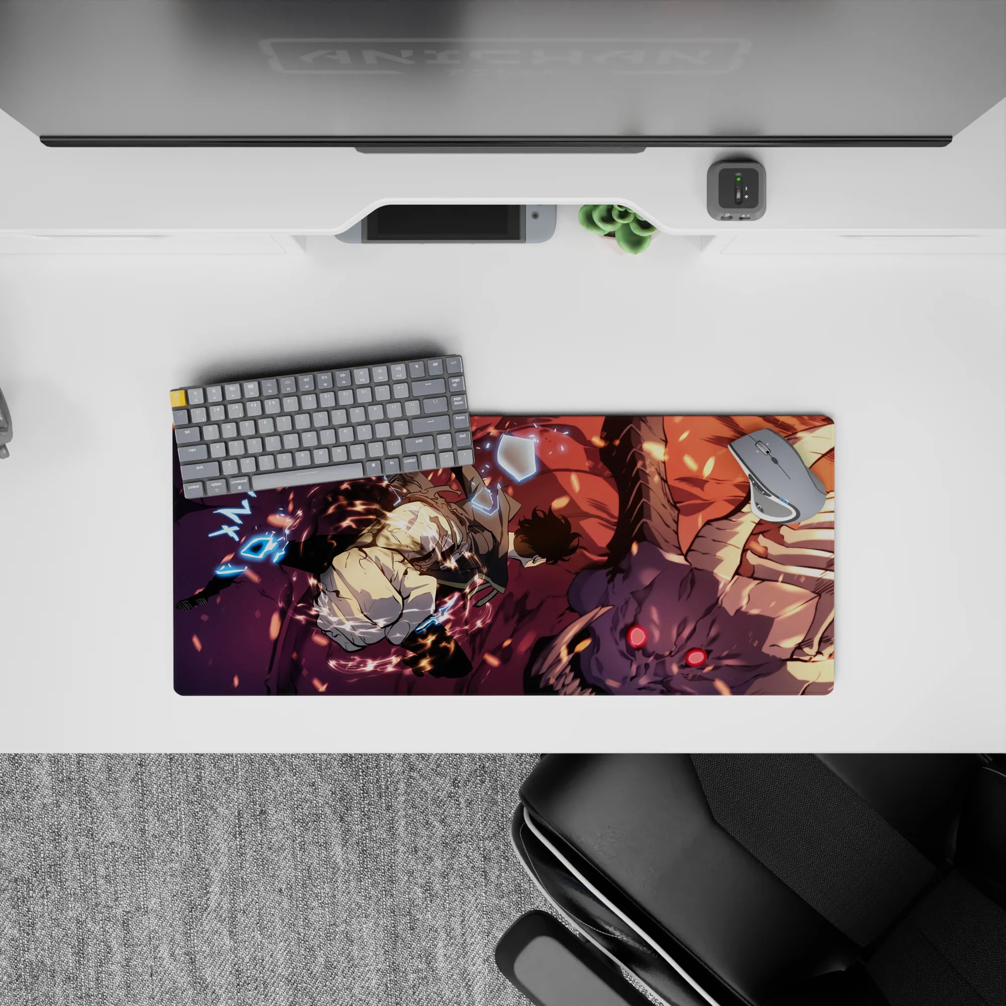 Solo Leveling Deskmat | Mousepad | Deskpad - Demon&#39;s Final Strike