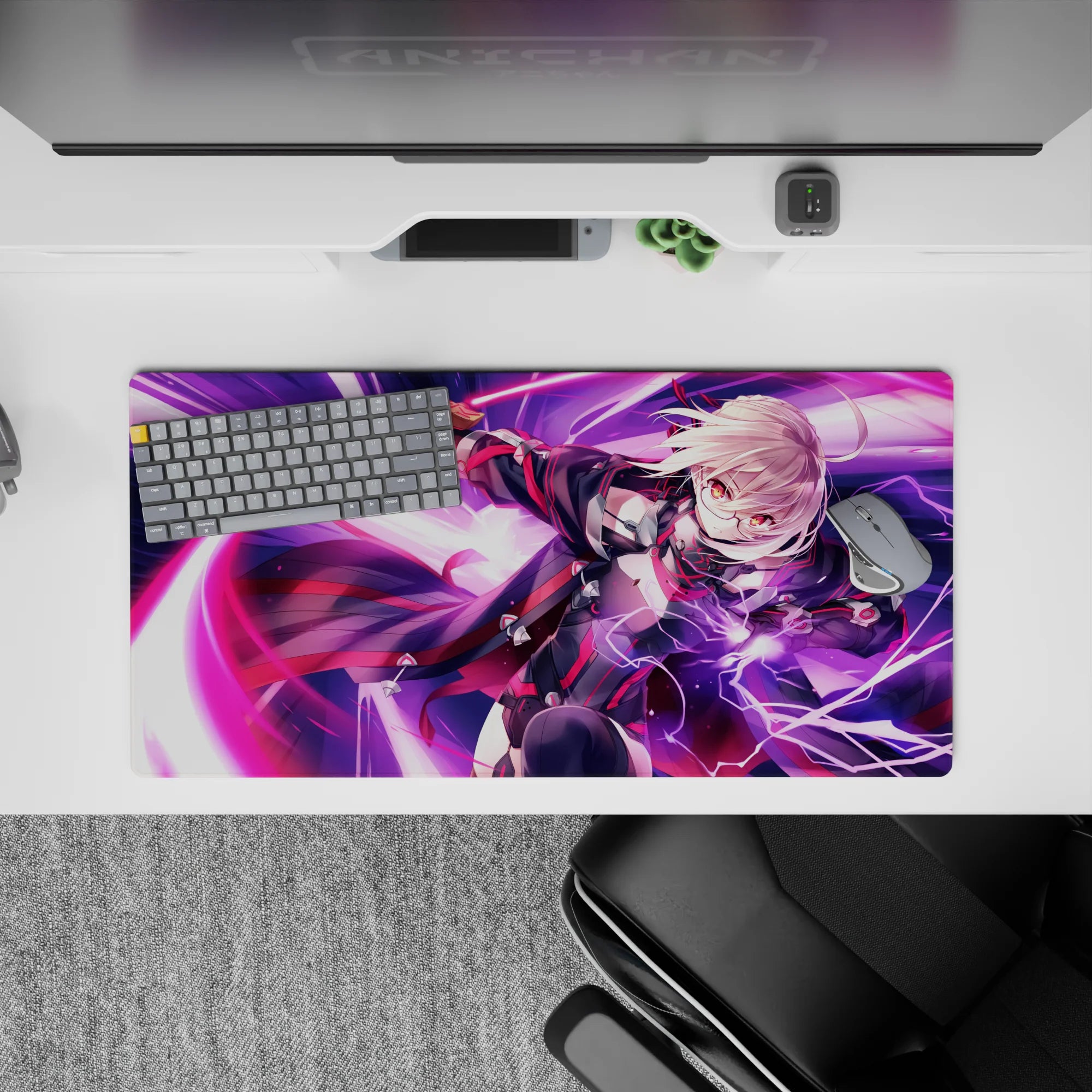 Fate Grand Order Deskmat | Mousepad | Deskpad - Lightning Shadow Strike - AniChan