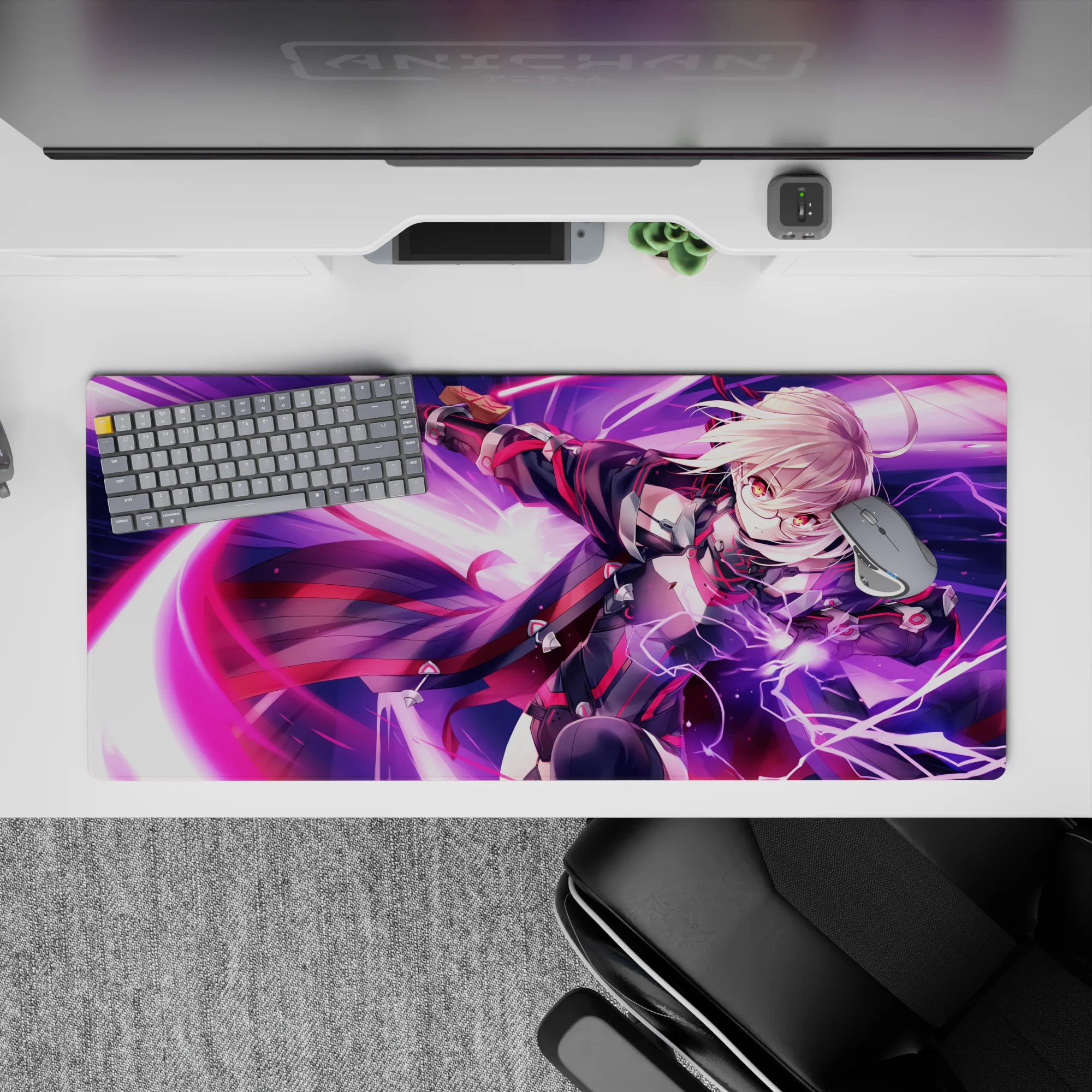 Fate Grand Order Deskmat | Mousepad | Deskpad - Lightning Shadow Strike - AniChan