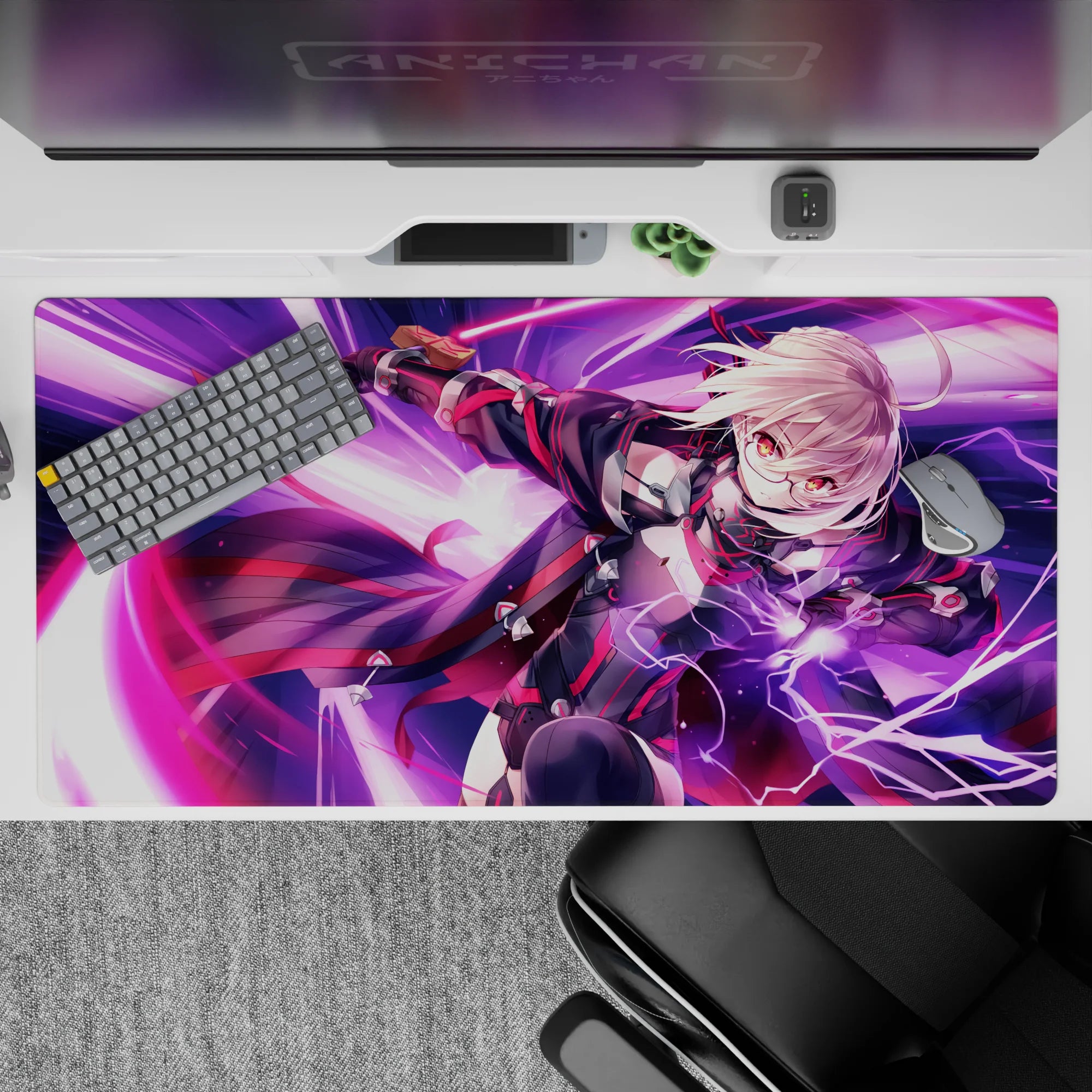 Fate Grand Order Deskmat | Mousepad | Deskpad - Lightning Shadow Strike - AniChan