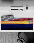 Vector Landscapes Deskmat | Mousepad | Deskpad - Sunset Horizon