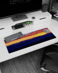 Vector Landscapes Deskmat | Mousepad | Deskpad - Sunset Horizon