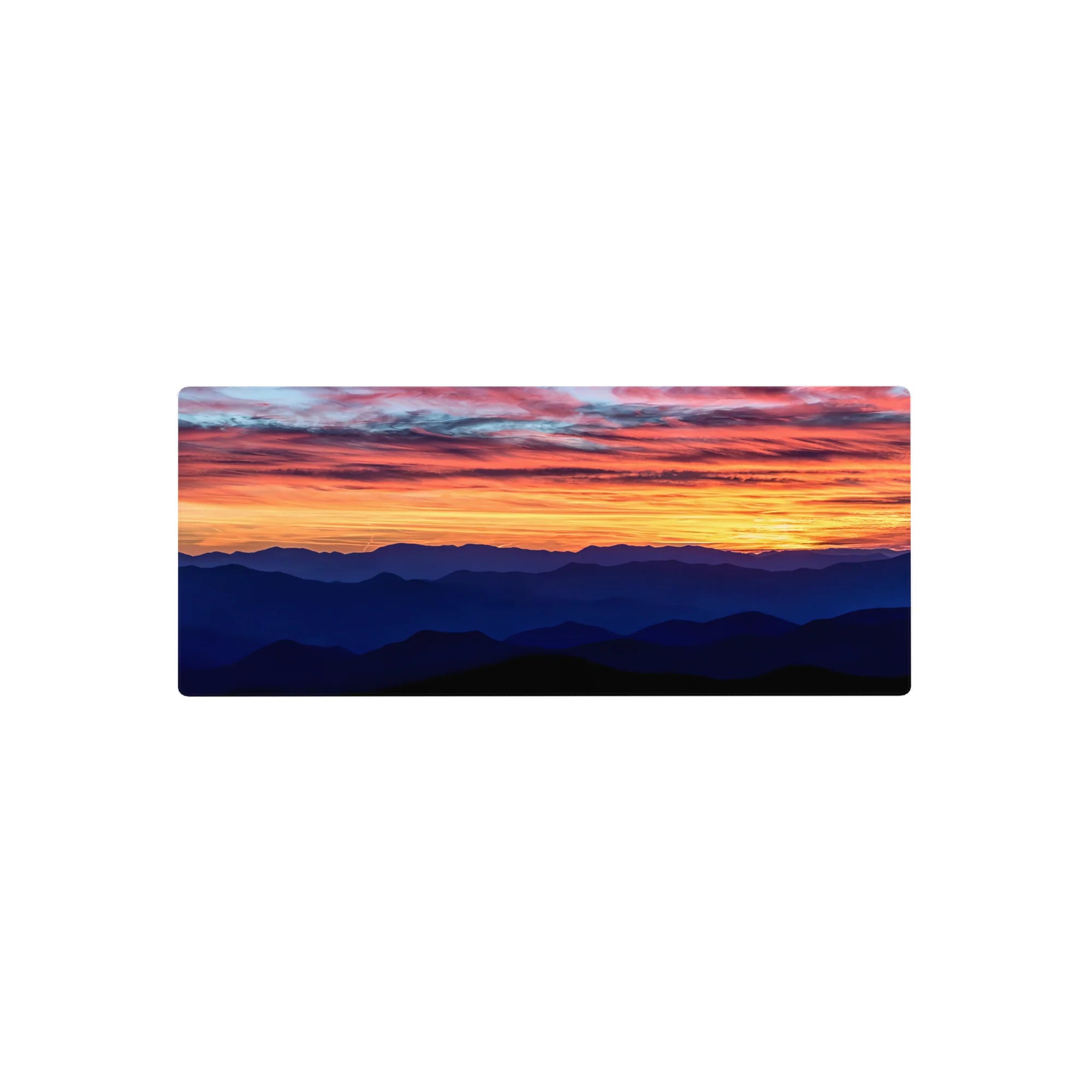 Vector Landscapes Deskmat | Mousepad | Deskpad - Sunset Horizon