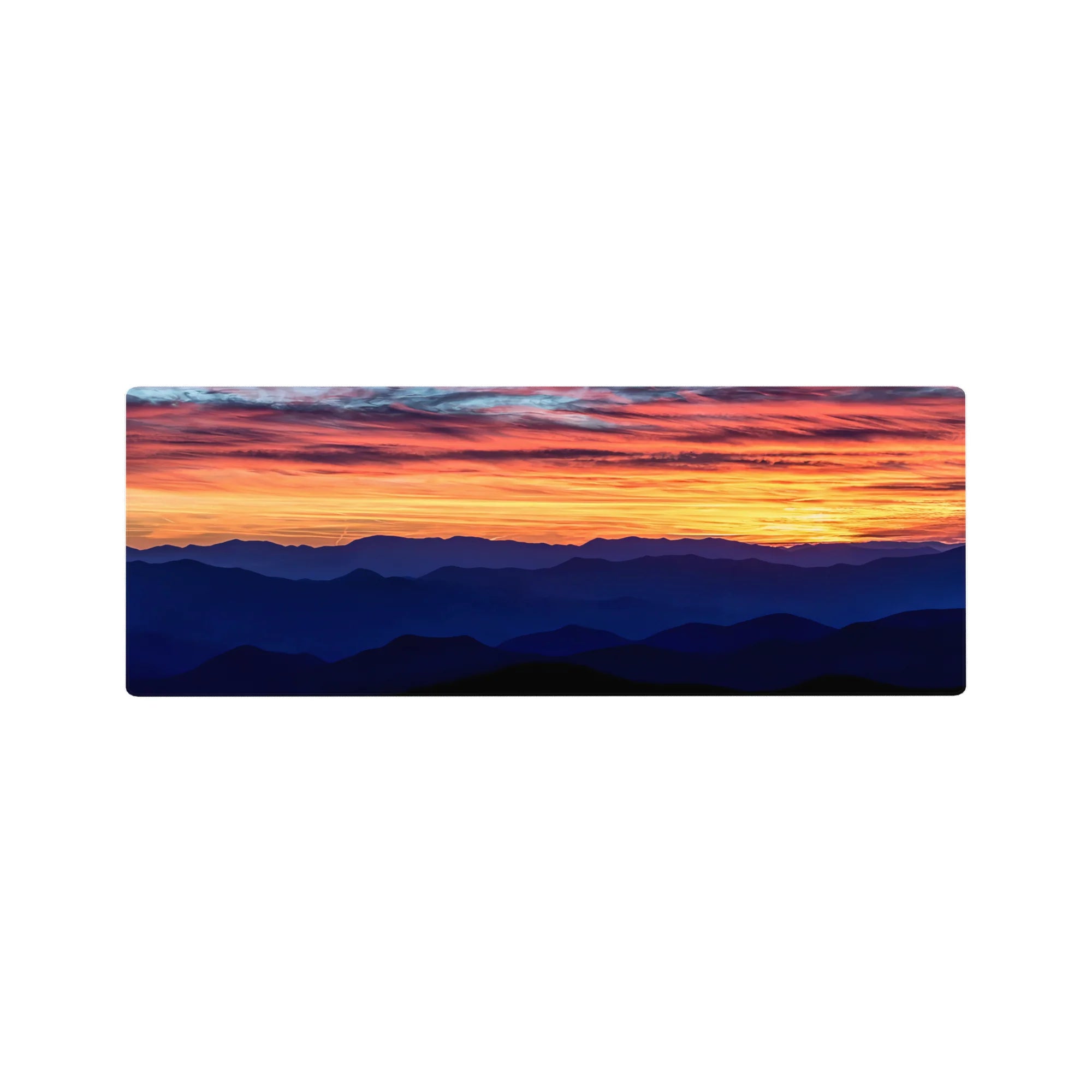 Vector Landscapes Deskmat | Mousepad | Deskpad - Sunset Horizon