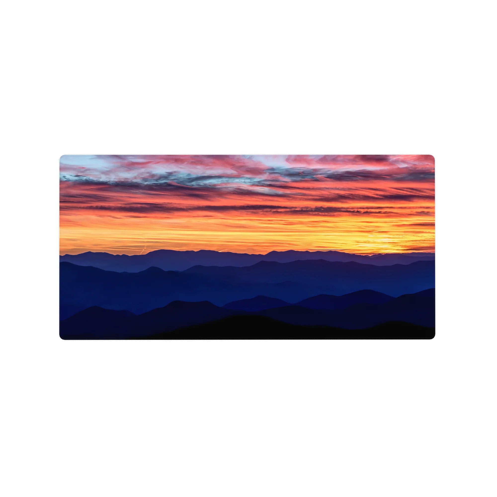 Vector Landscapes Deskmat | Mousepad | Deskpad - Sunset Horizon