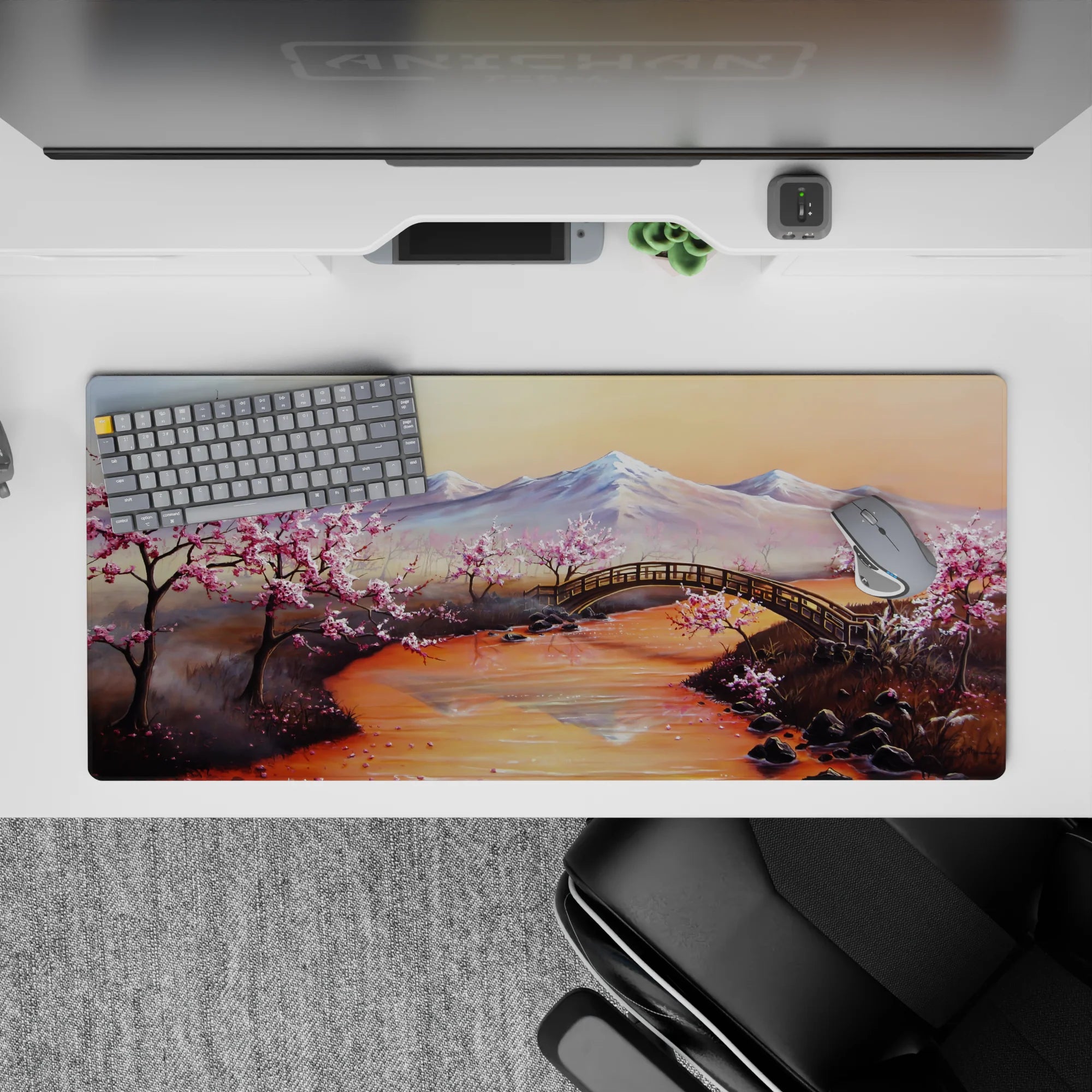 Zen-Japan Deskmat | Mousepad | Deskpad - Blossom Serenity - AniChan