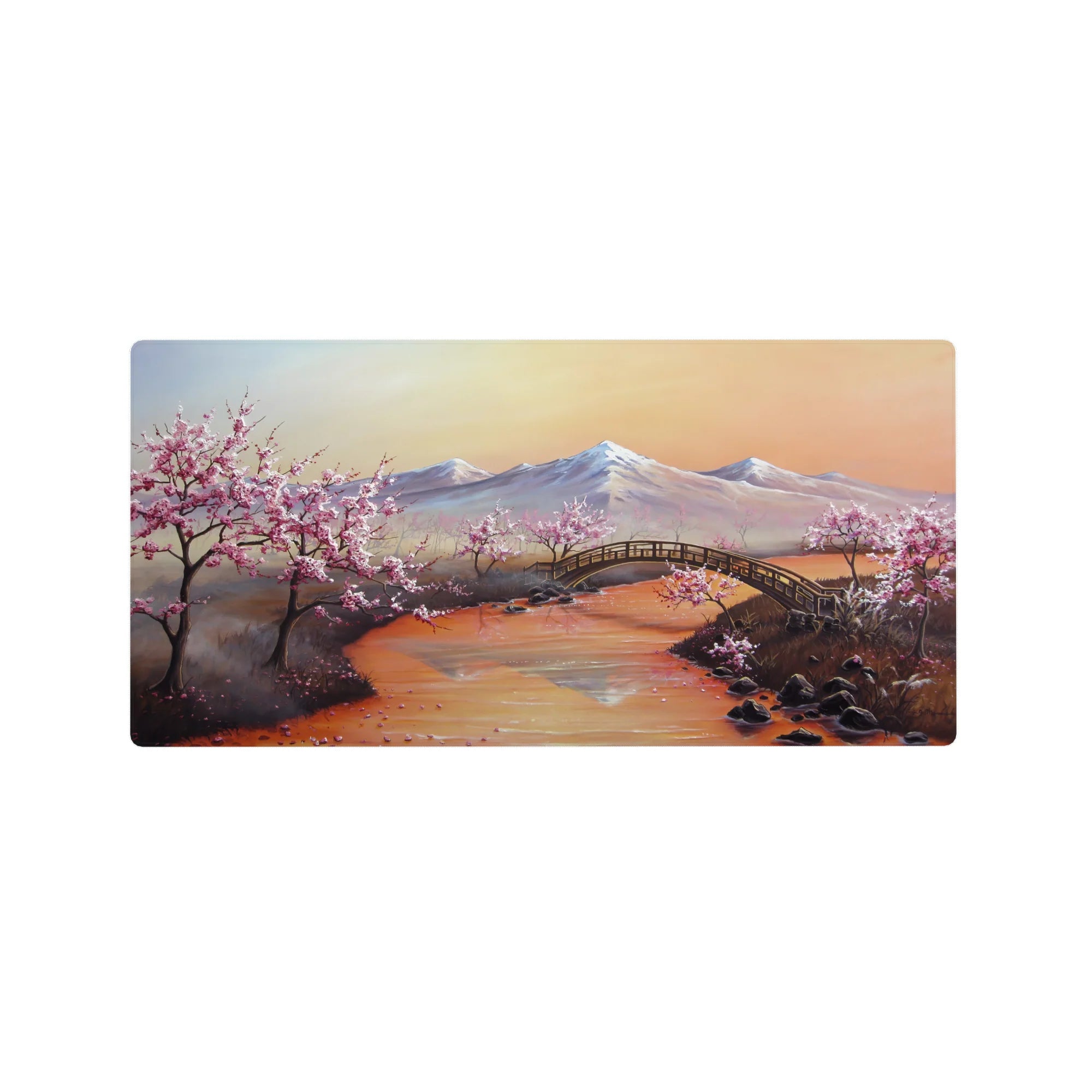 Zen-Japan Deskmat | Mousepad | Deskpad - Blossom Serenity - AniChan