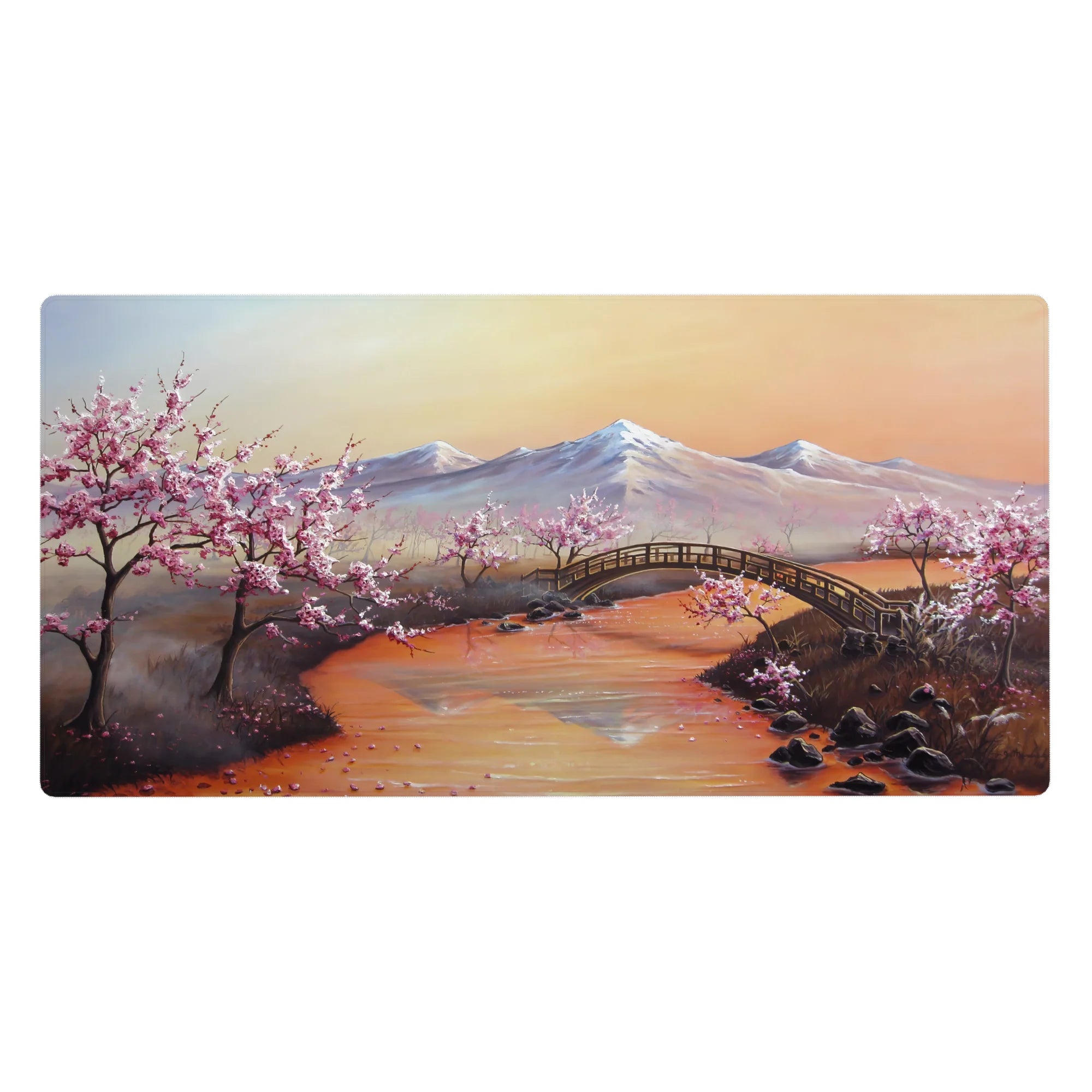 Zen-Japan Deskmat | Mousepad | Deskpad - Blossom Serenity - AniChan