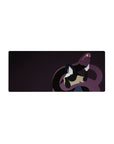 28x12 inches anime mouse pad with modern minimalist Orochimaru and a towering serpent arc backdrop.