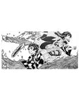 Demon Slayer Deskmat | Mousepad | Deskpad - Sibling Bonds in Battle - AniChan