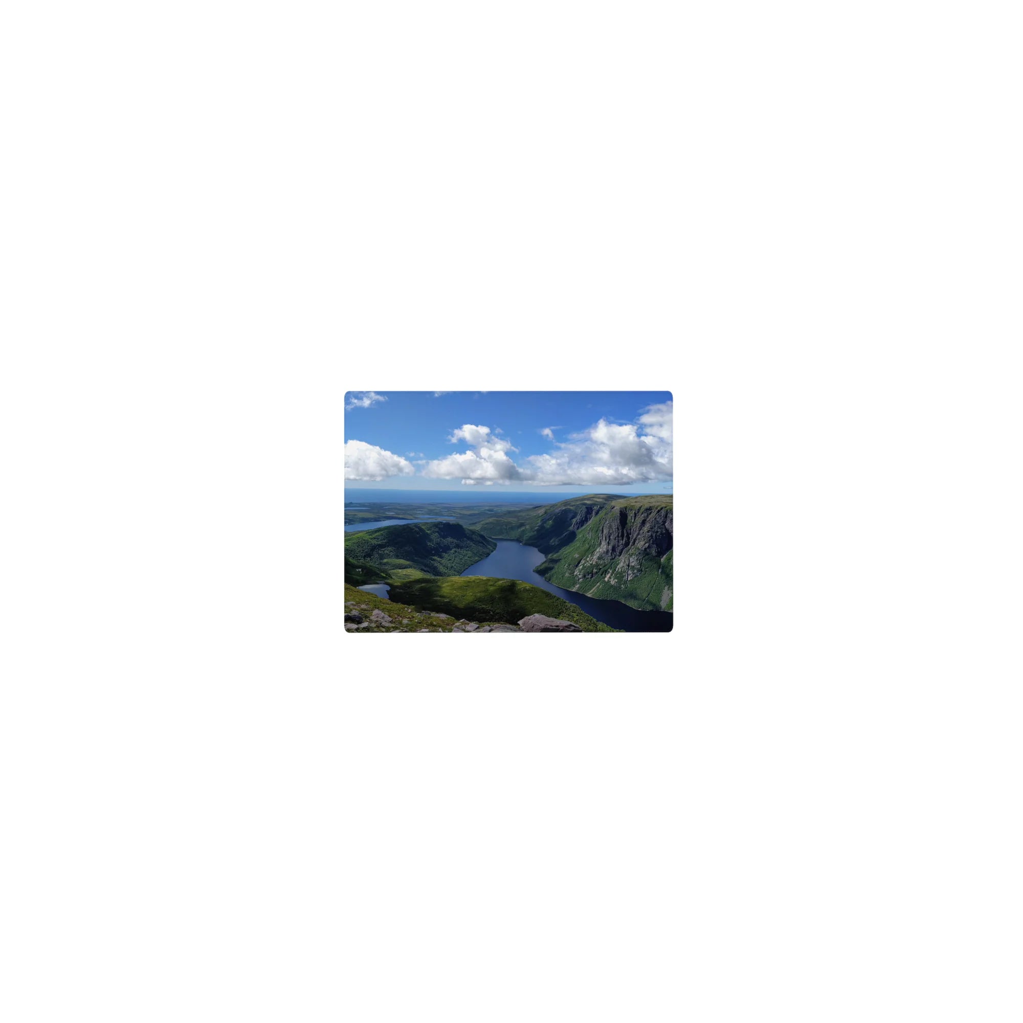 Nature Landscapes Deskmat | Mousepad | Deskpad - Cliffside Serenity