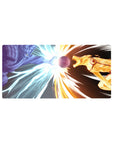 Naruto Shippuden battle anime mouse pad 32x16 inches with Susanoo vs Kurama Mode power clash.