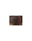 Classic anime girl mouse pad 14x10 inches with silver-haired profile, glowing amber eyes, ink-splatter backdrop.