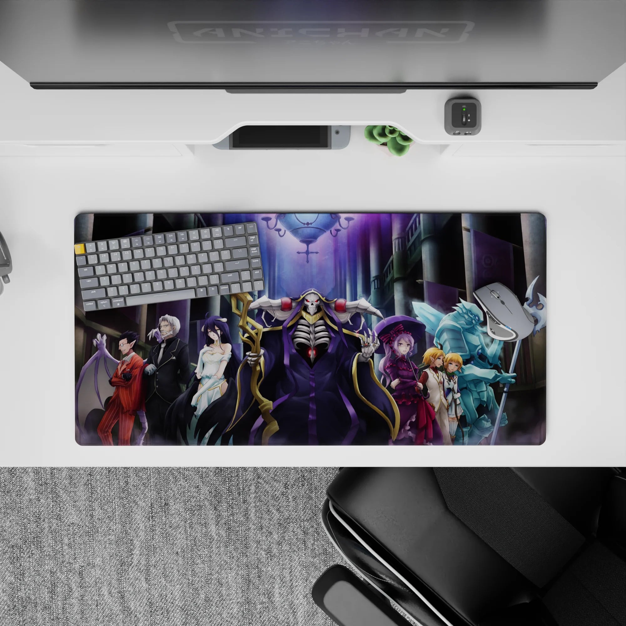 Overlord Deskmat | Mousepad | Deskpad - Nazarick&#39;s Elite - AniChan