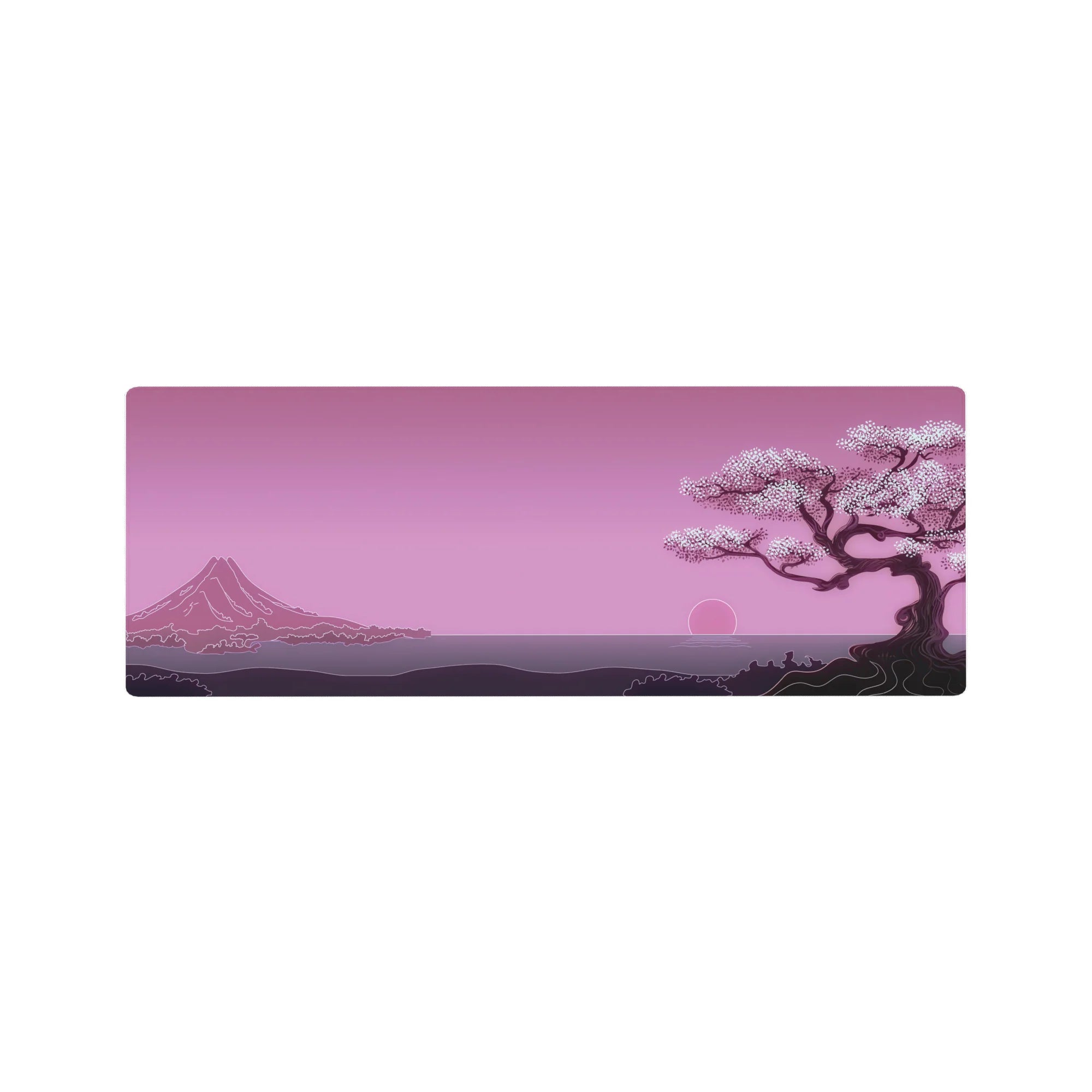 Zen-Japan Deskmat | Mousepad | Deskpad - Blossom Horizon - AniChan