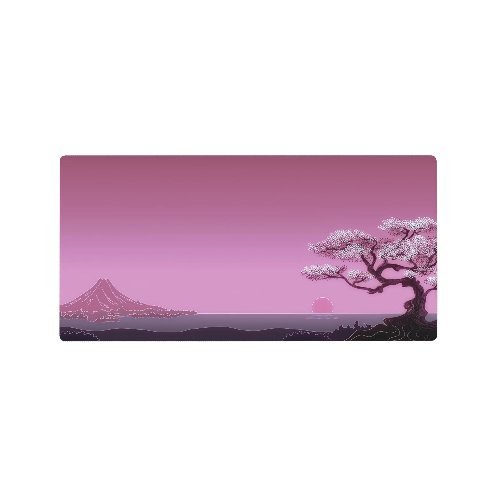 Zen-Japan Deskmat | Mousepad | Deskpad - Blossom Horizon - AniChan