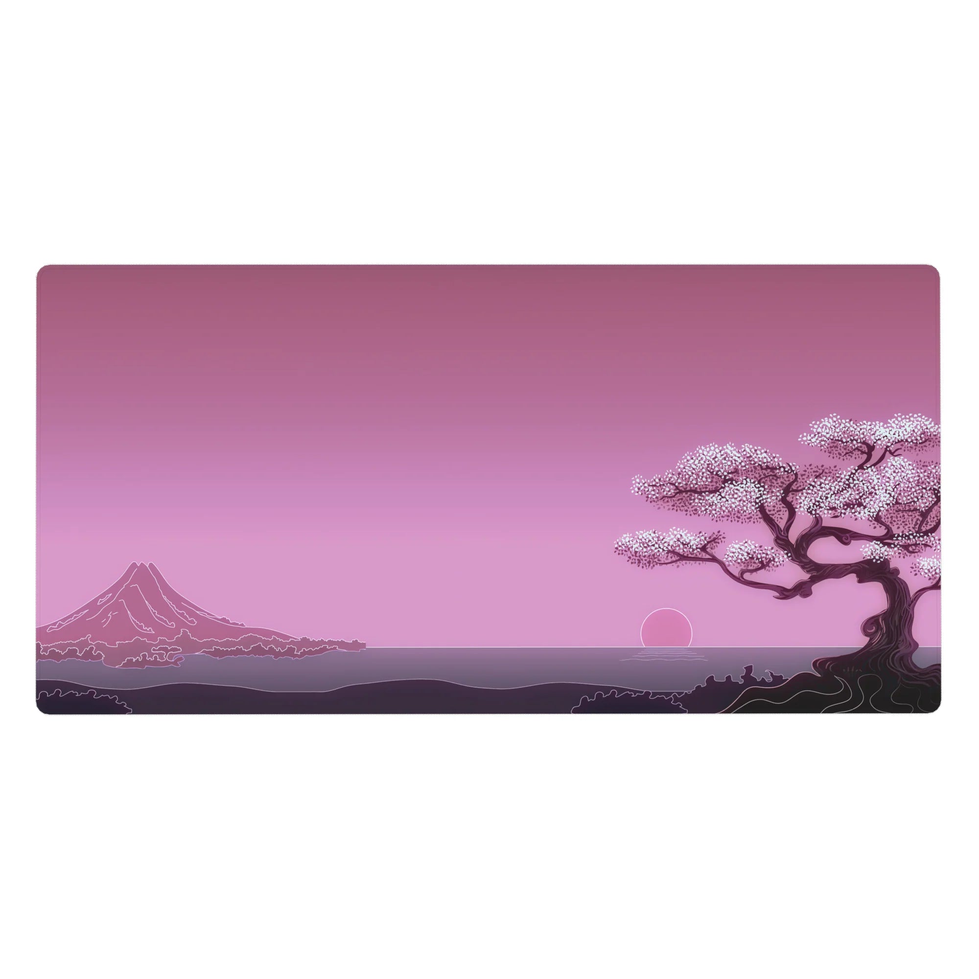 Zen-Japan Deskmat | Mousepad | Deskpad - Blossom Horizon - AniChan